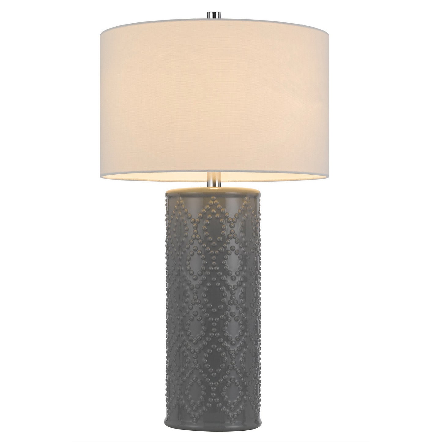 grey table lamp