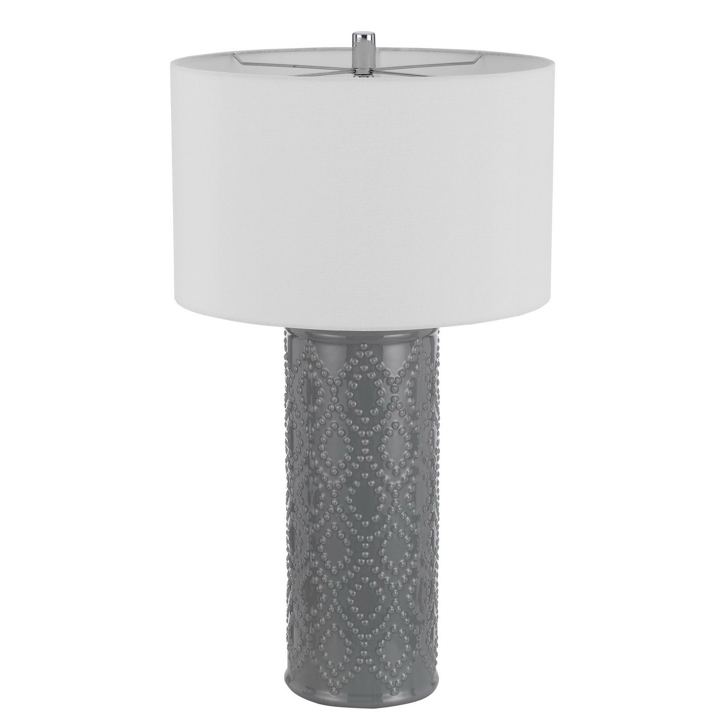 grey table lamp