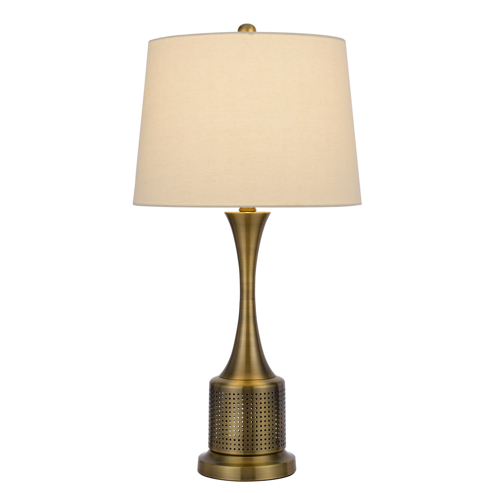 brass table lamp