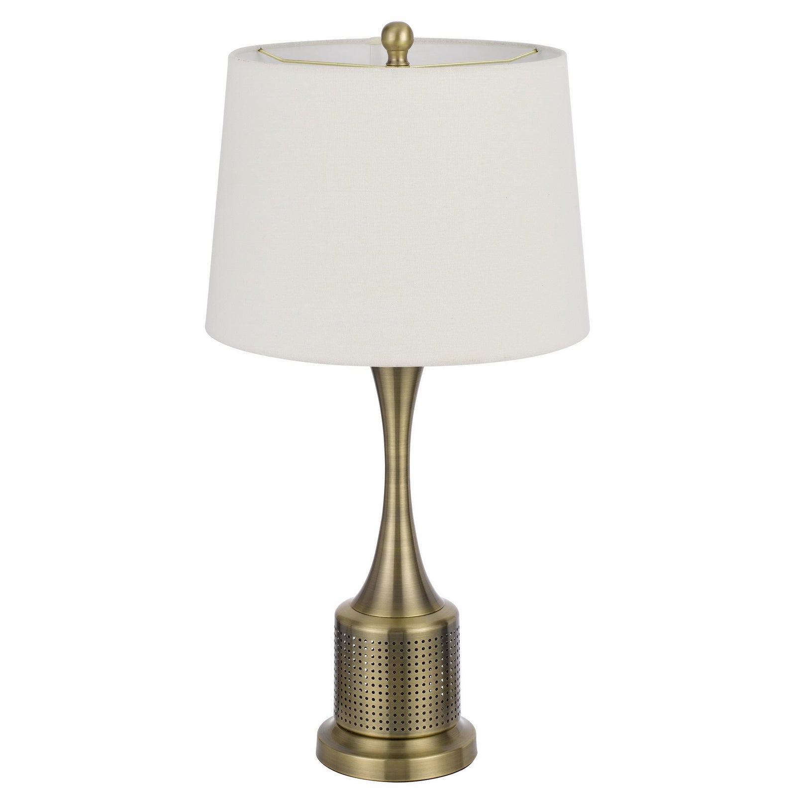 brass table lamp