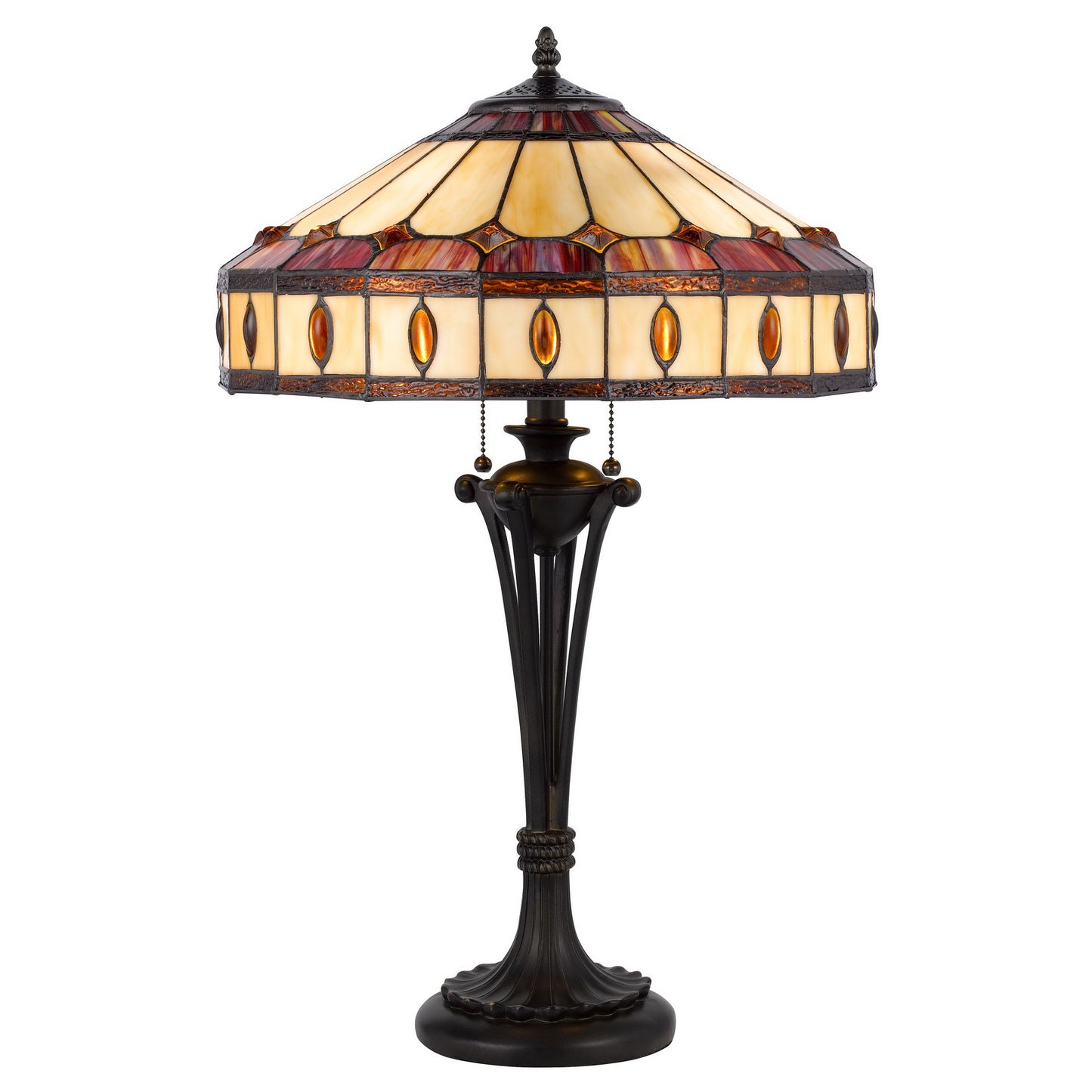 black table lamp