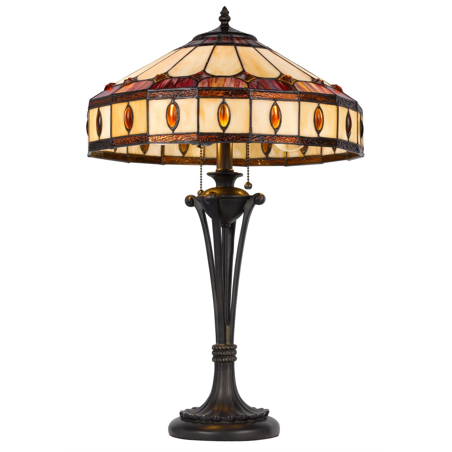 black table lamp