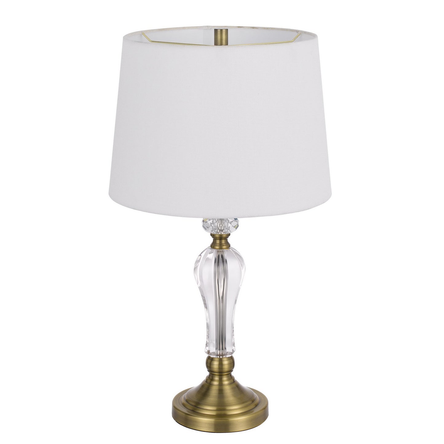 brass table lamp