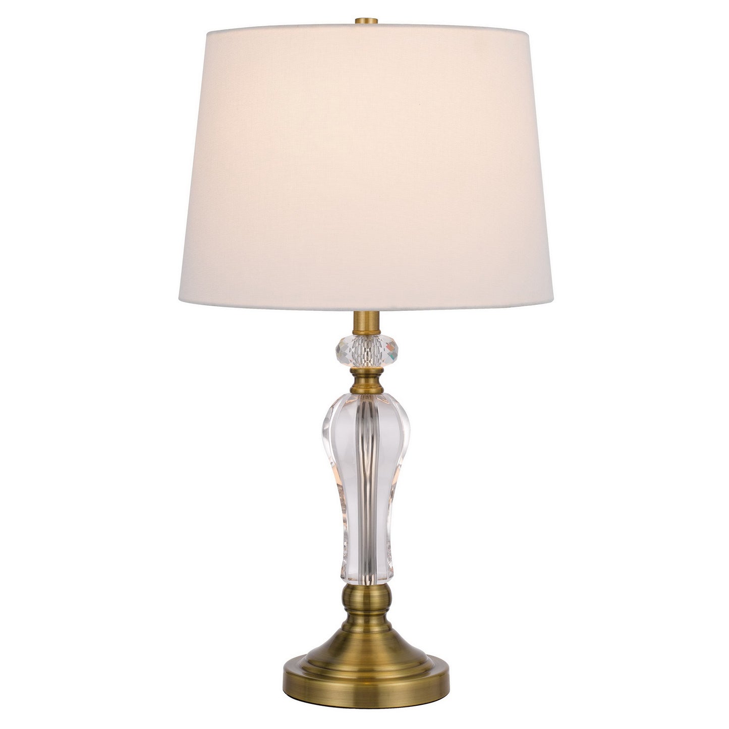 brass table lamp