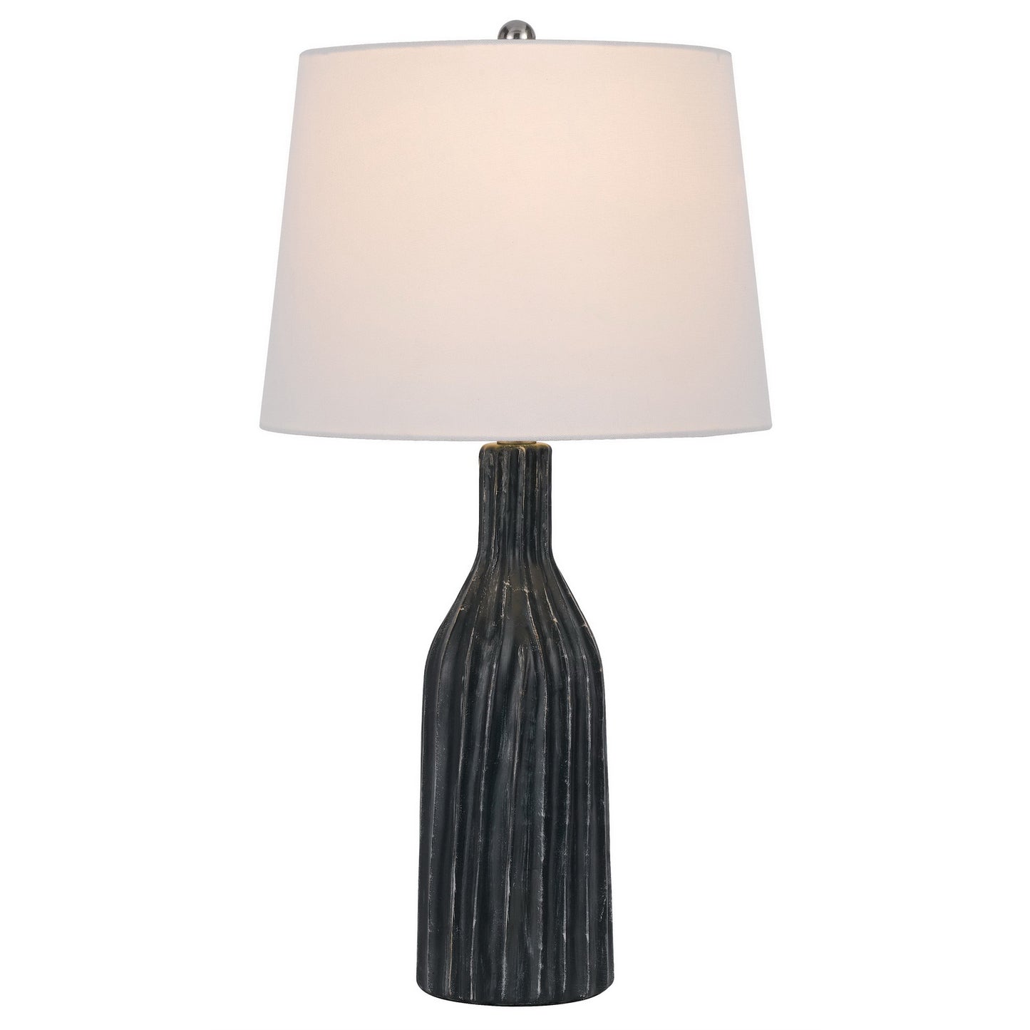 black table lamp