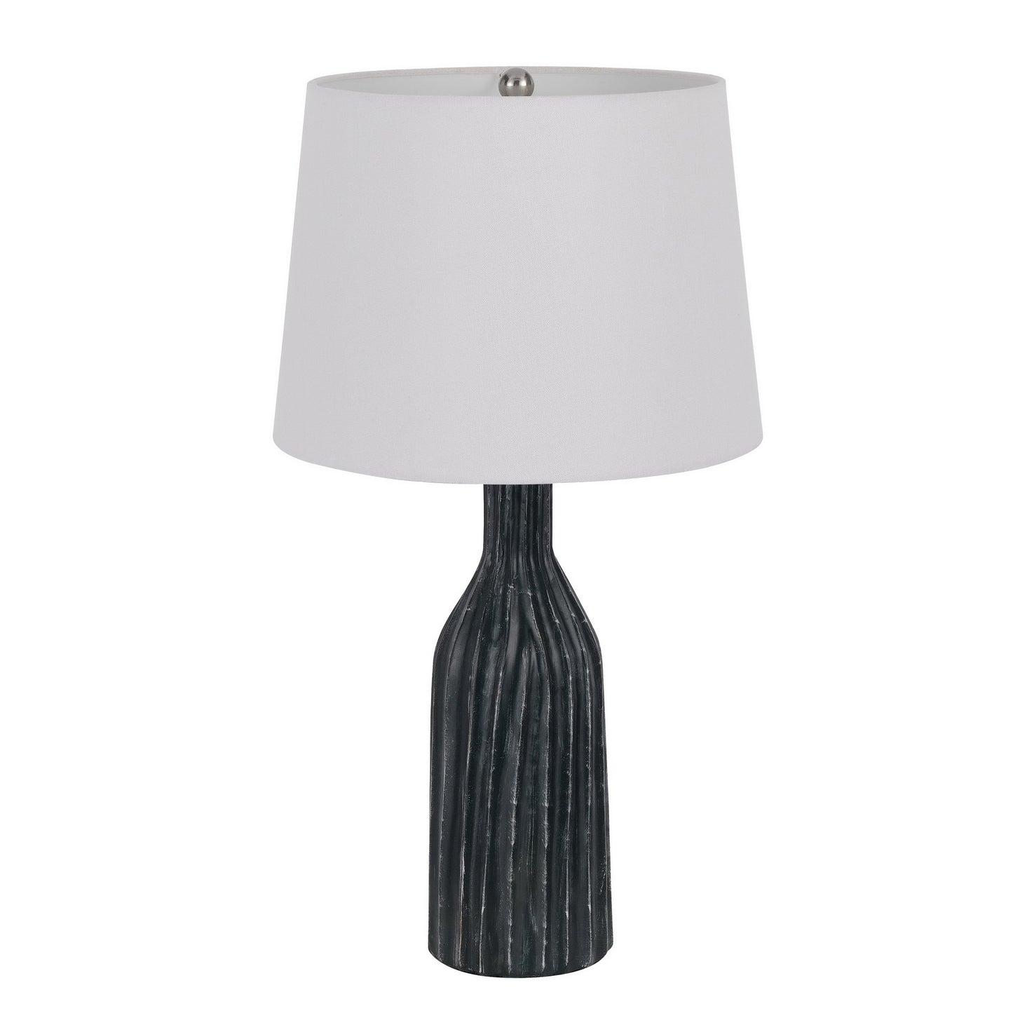 black table lamp