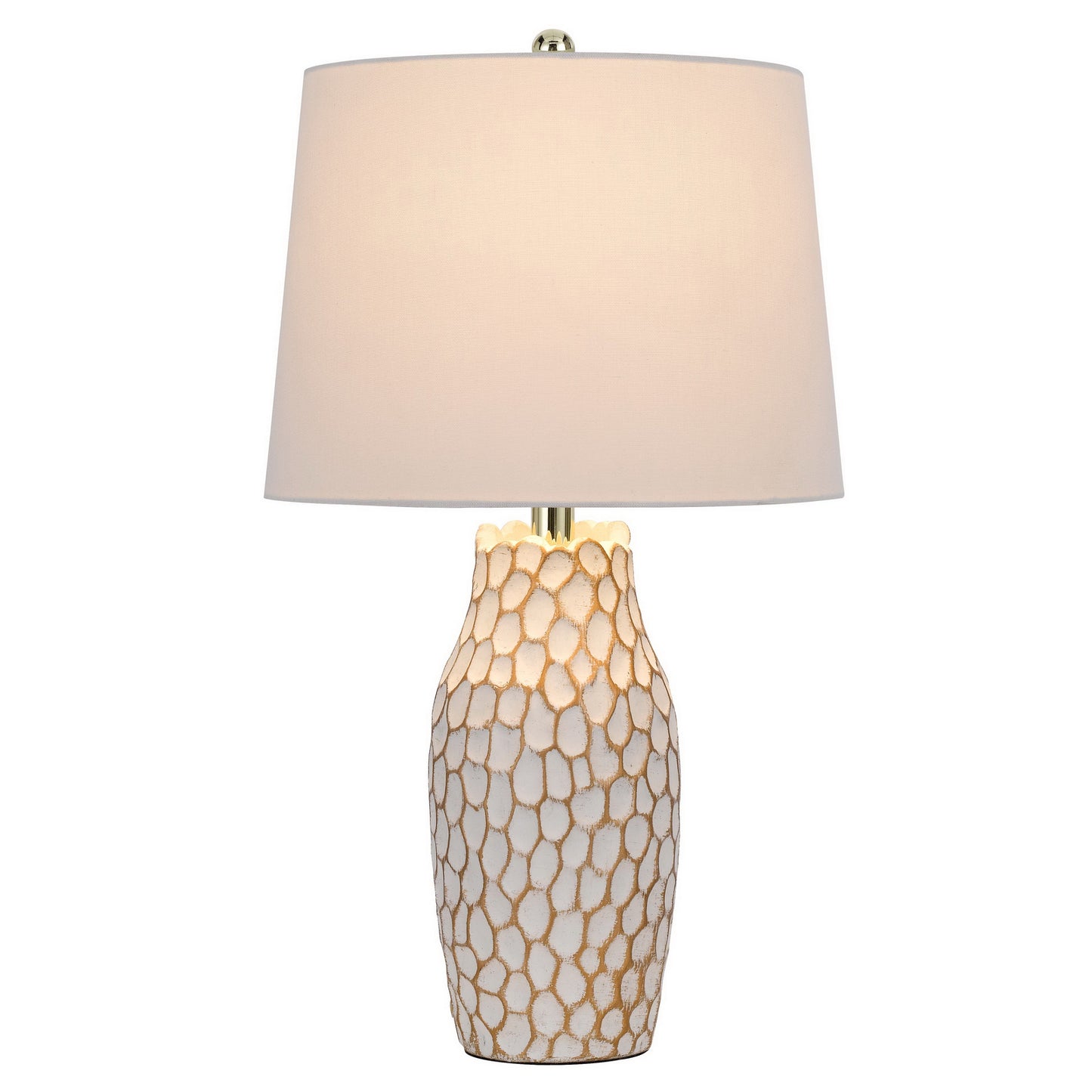 white table lamp