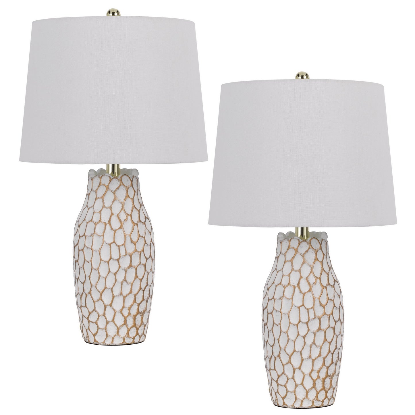 white table lamp