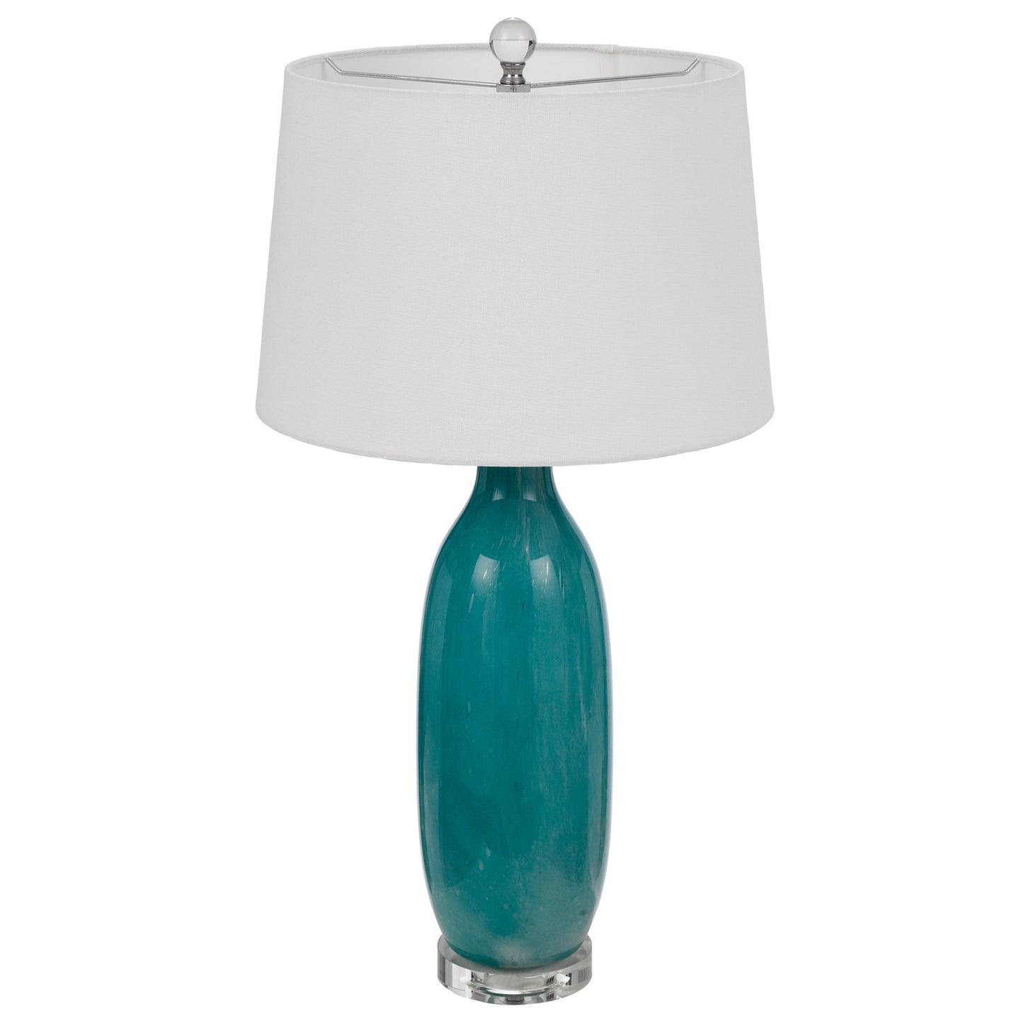 green table lamp|