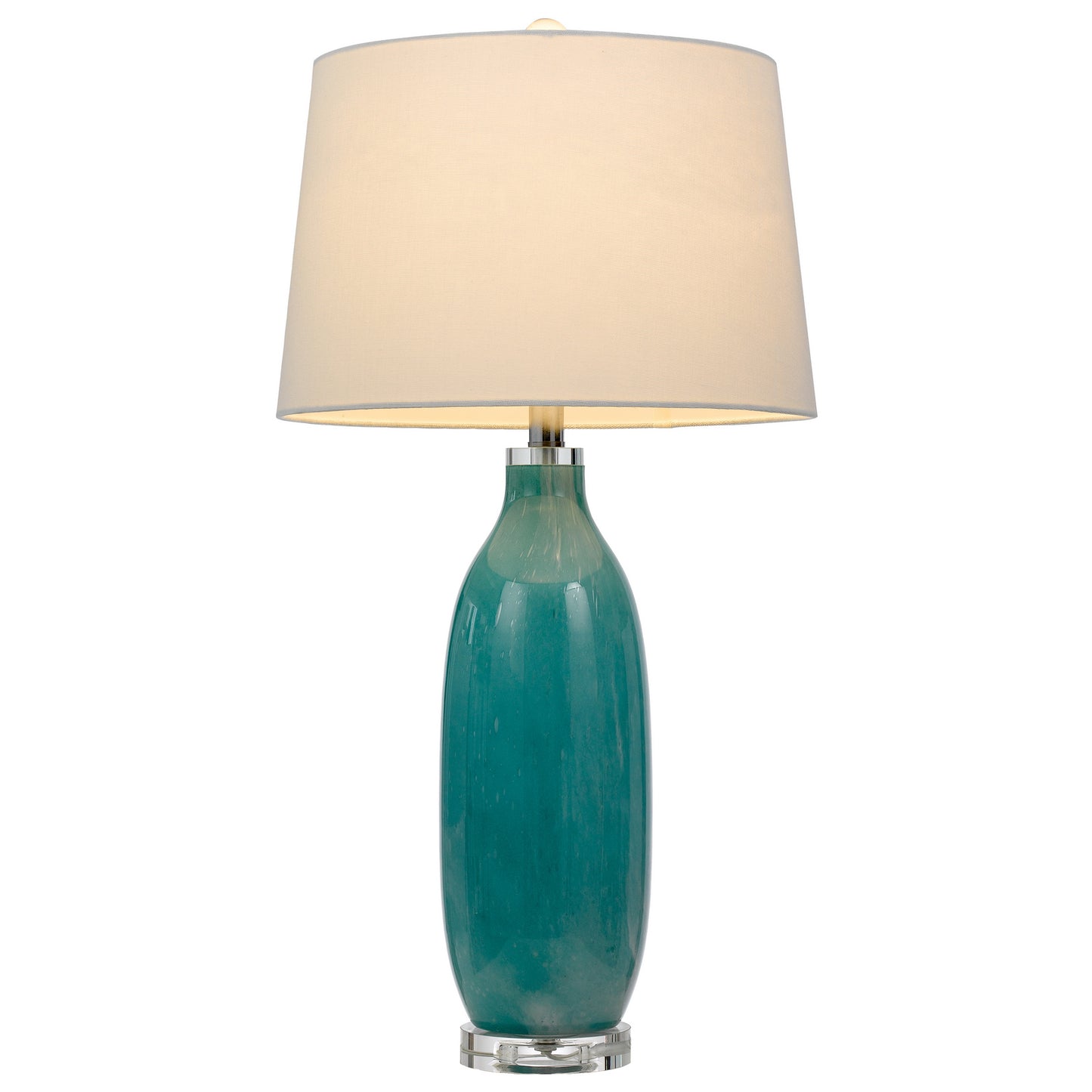 green table lamp|