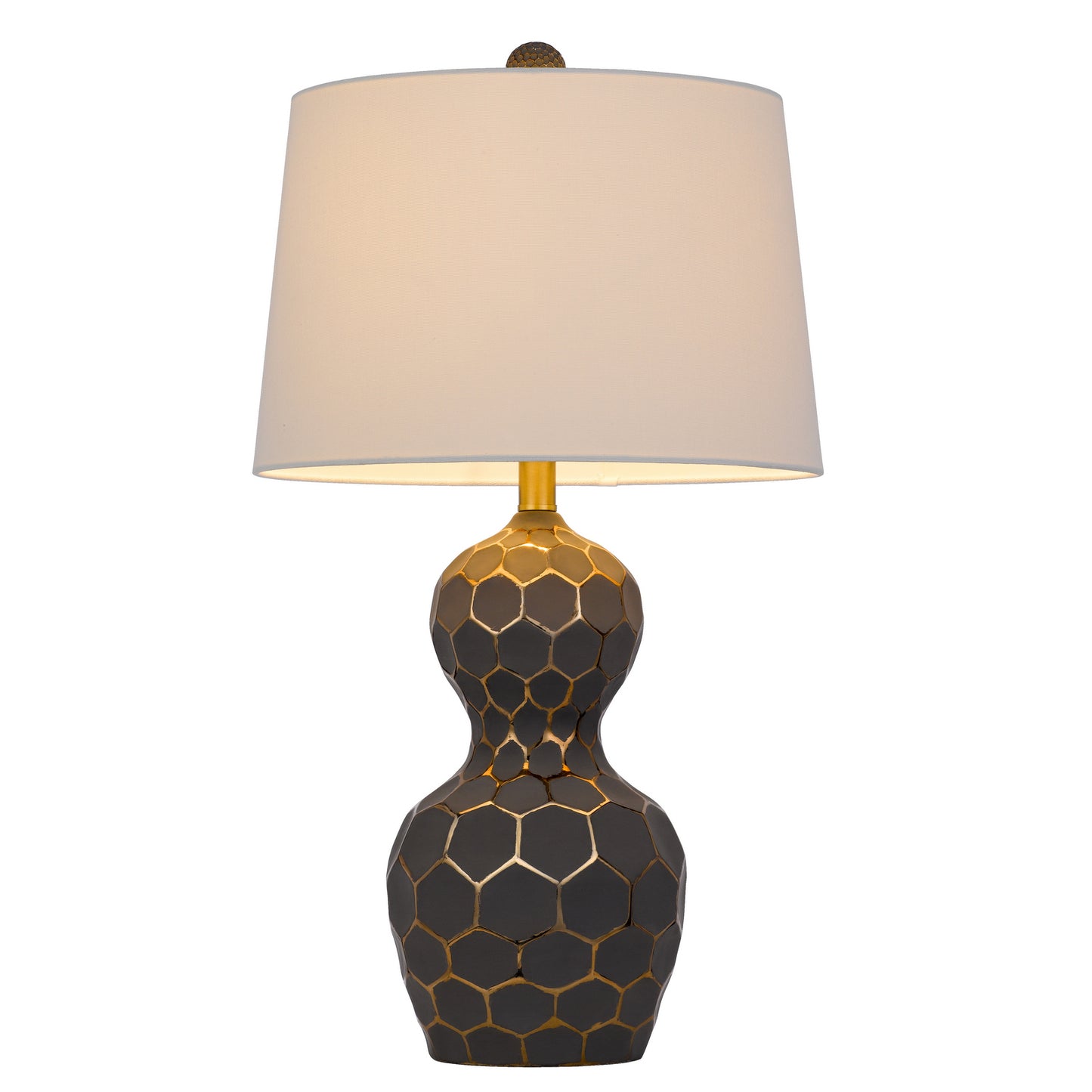 black table lamp