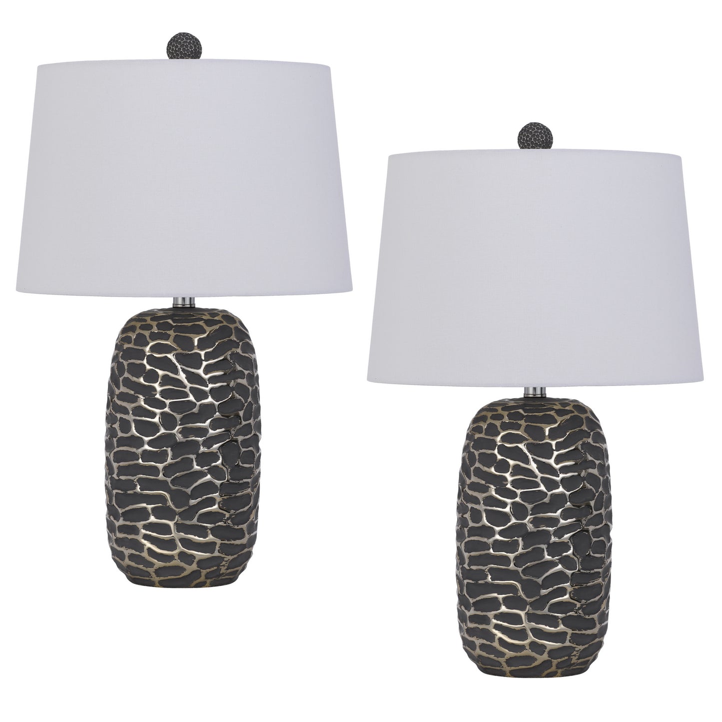 black table lamp