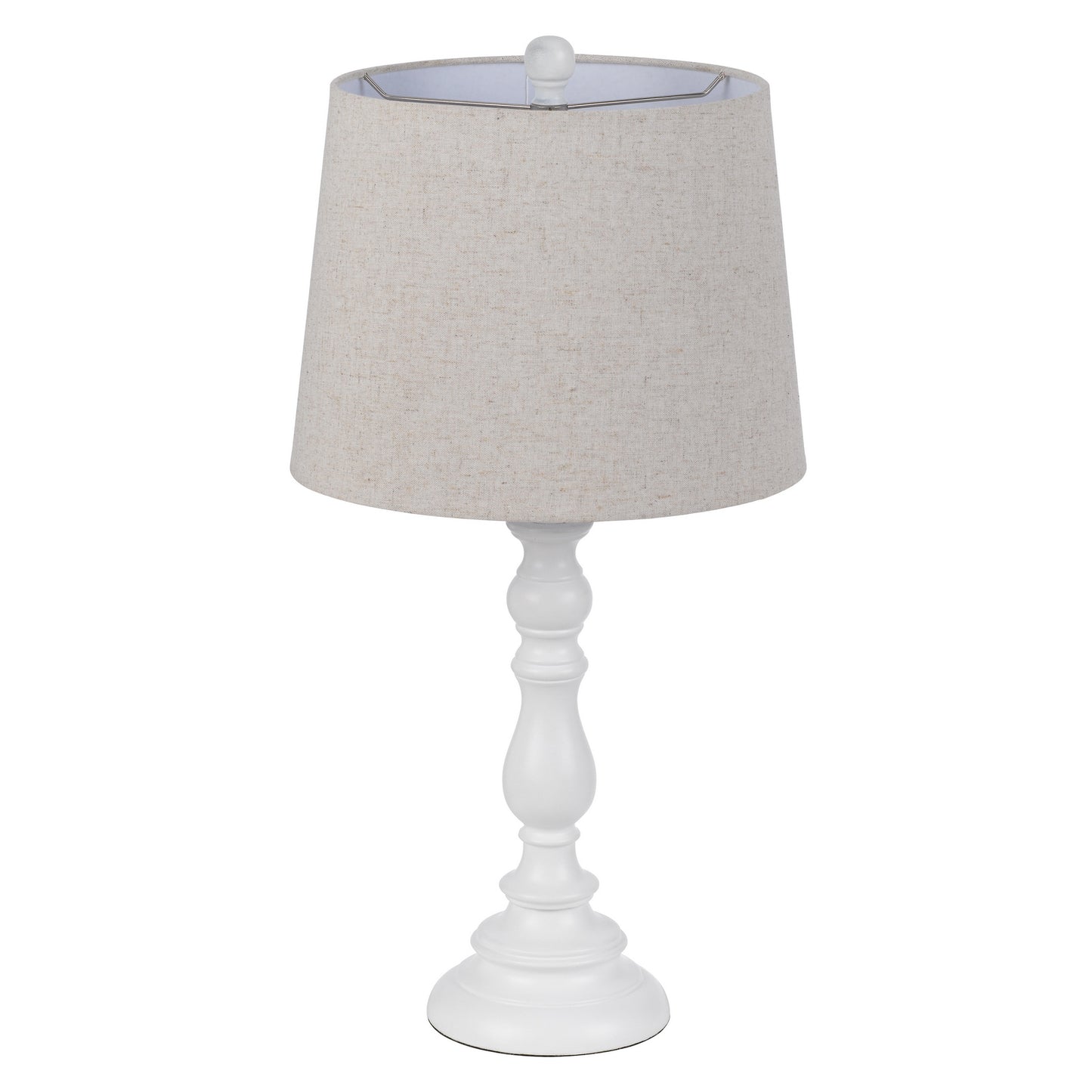 white table lamp