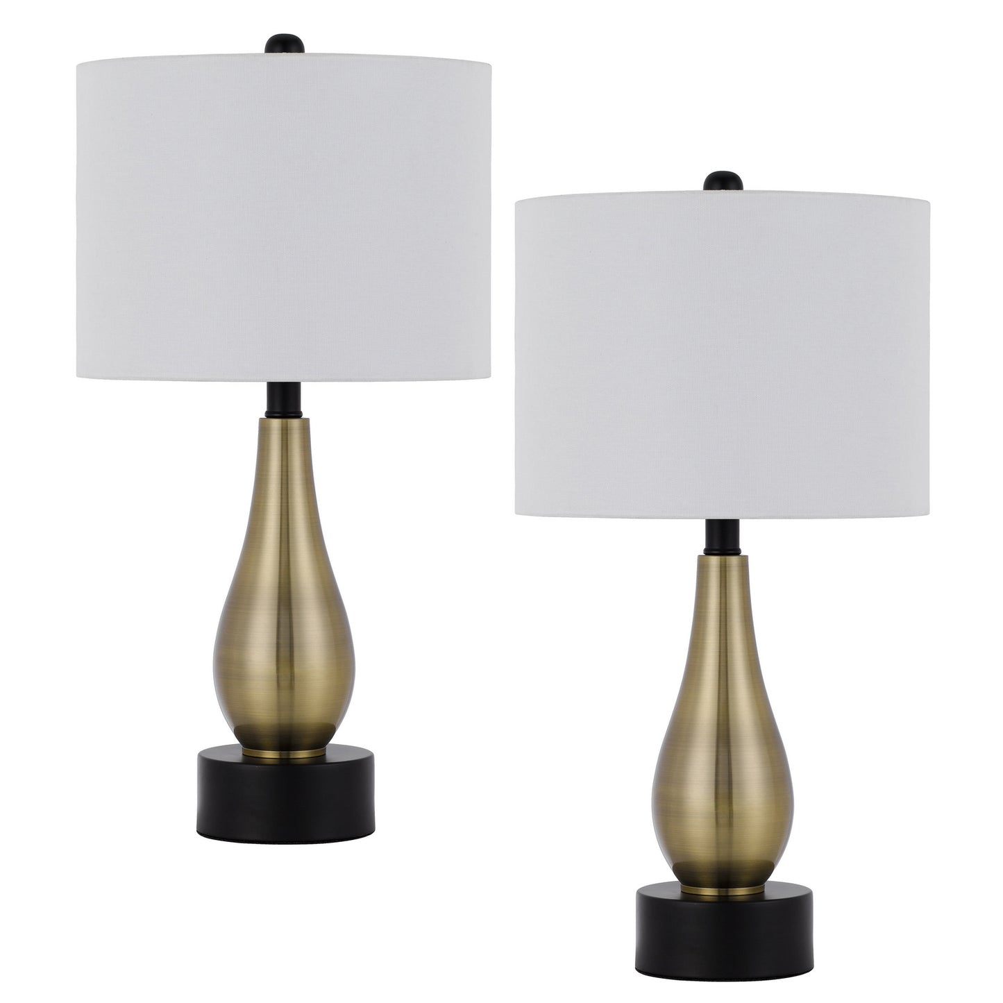 brass table lamp