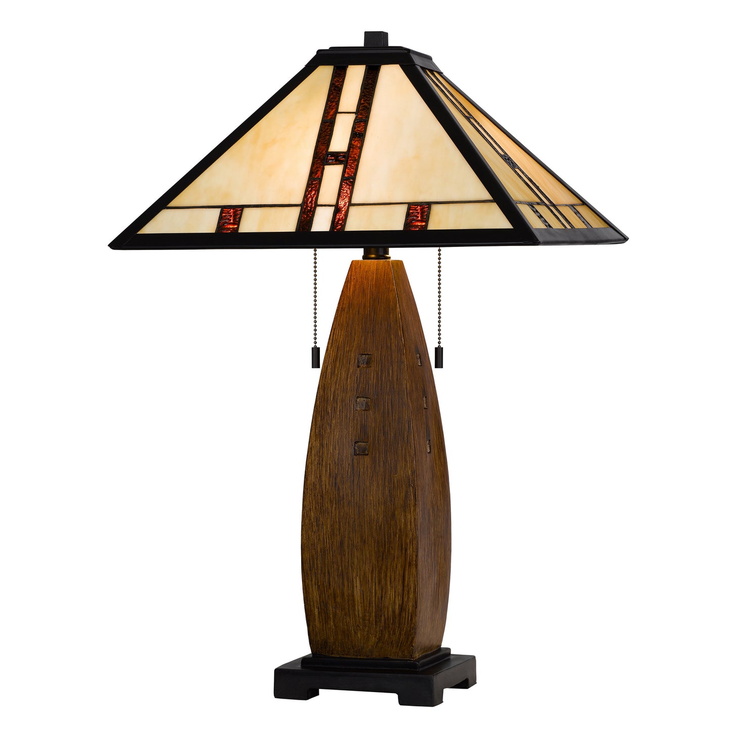 oak table lamp