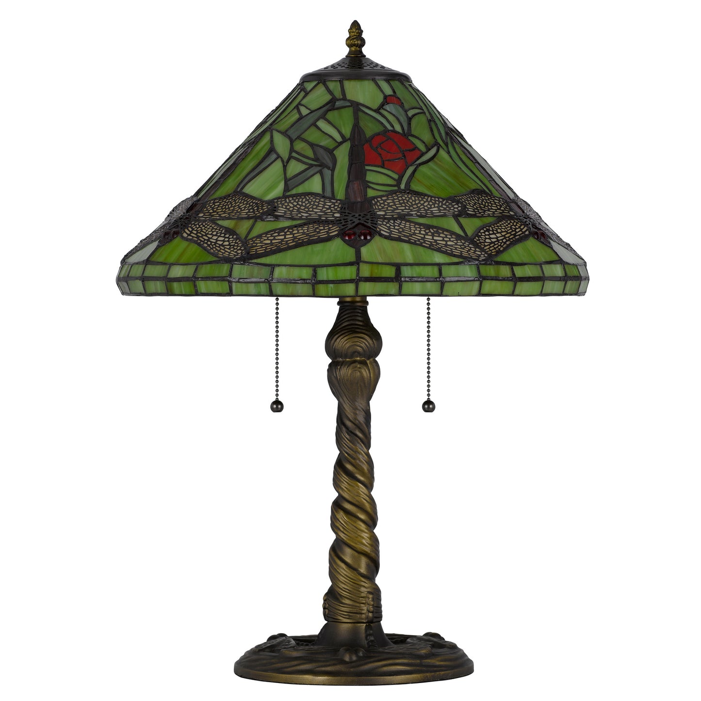 brass table lamp