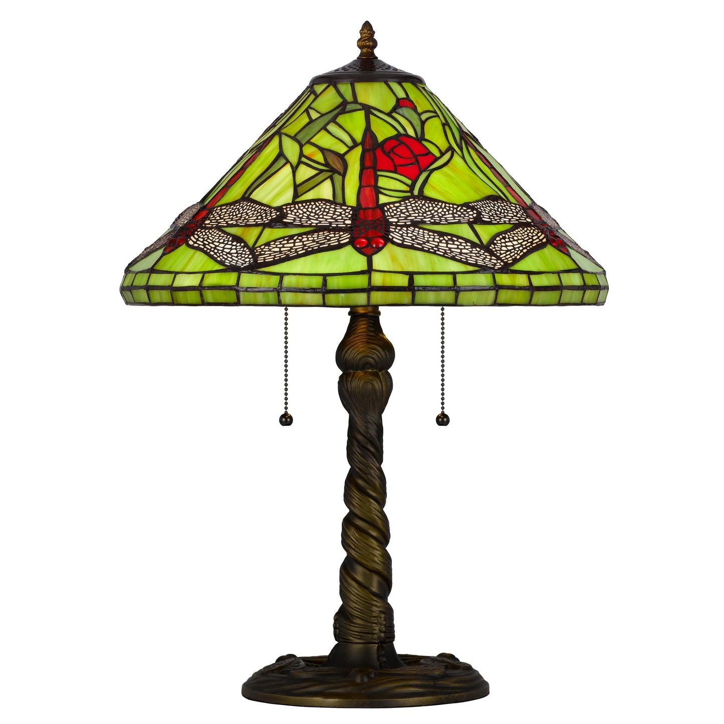 brass table lamp