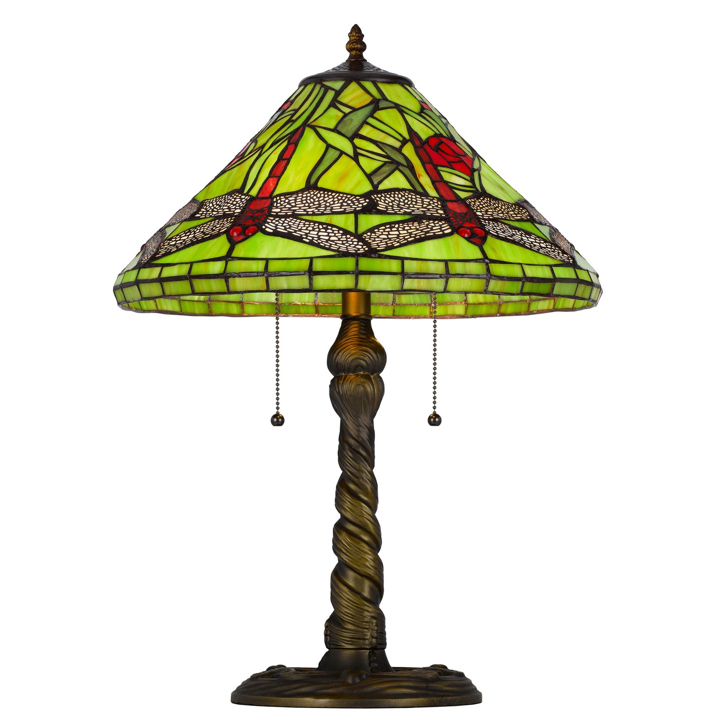 brass table lamp