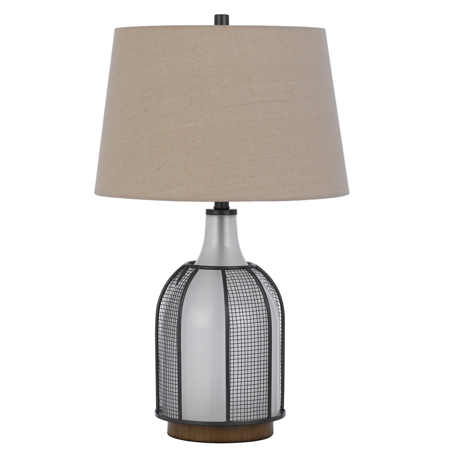 black table lamp