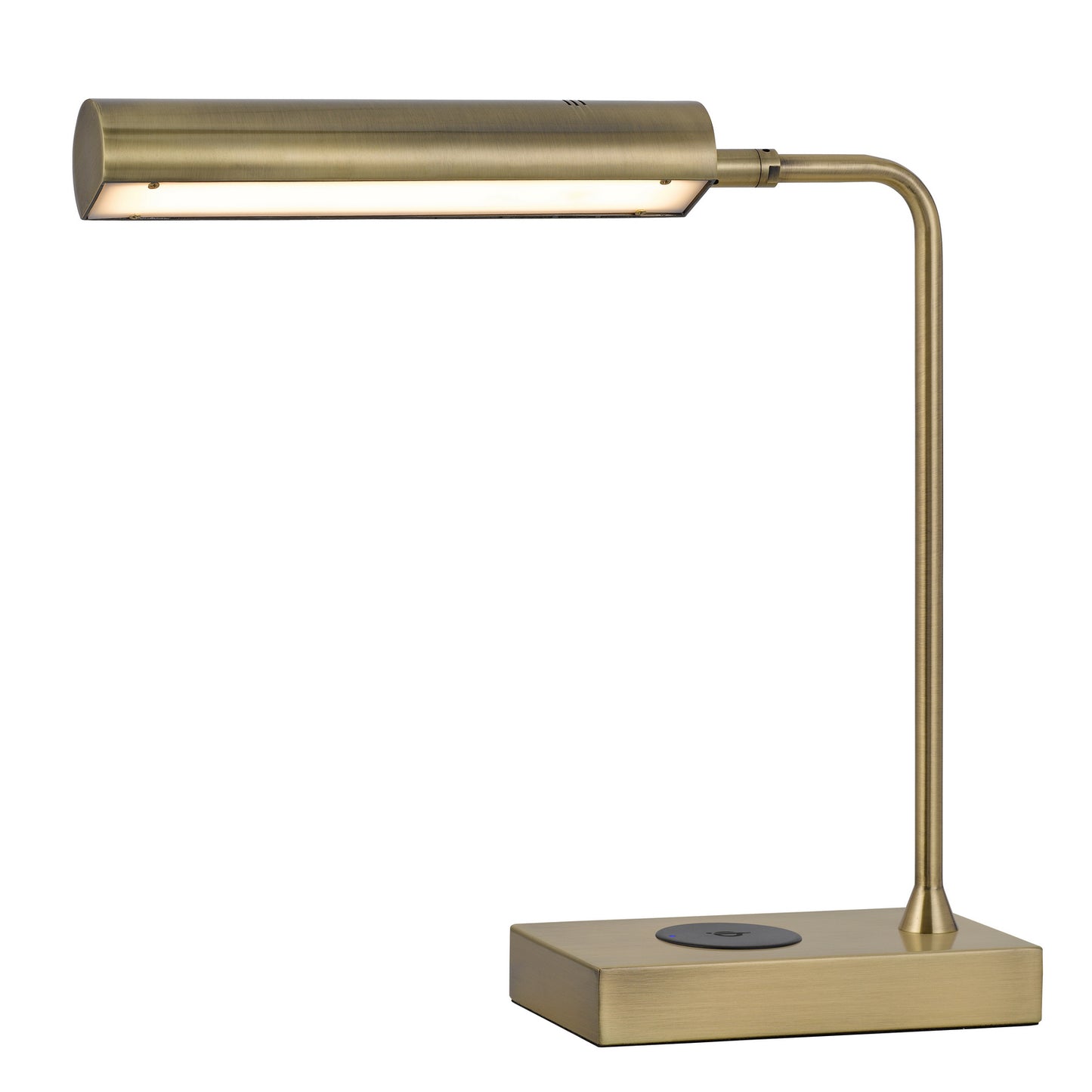 brass table lamp