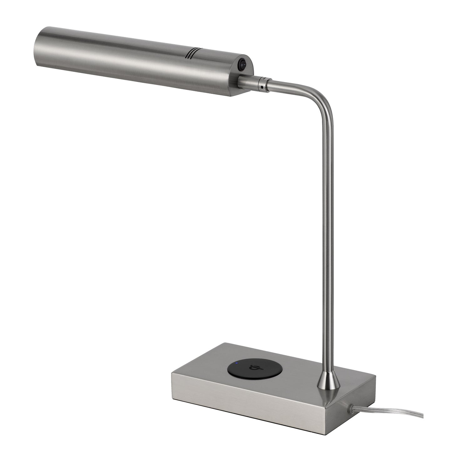 silver table lamp