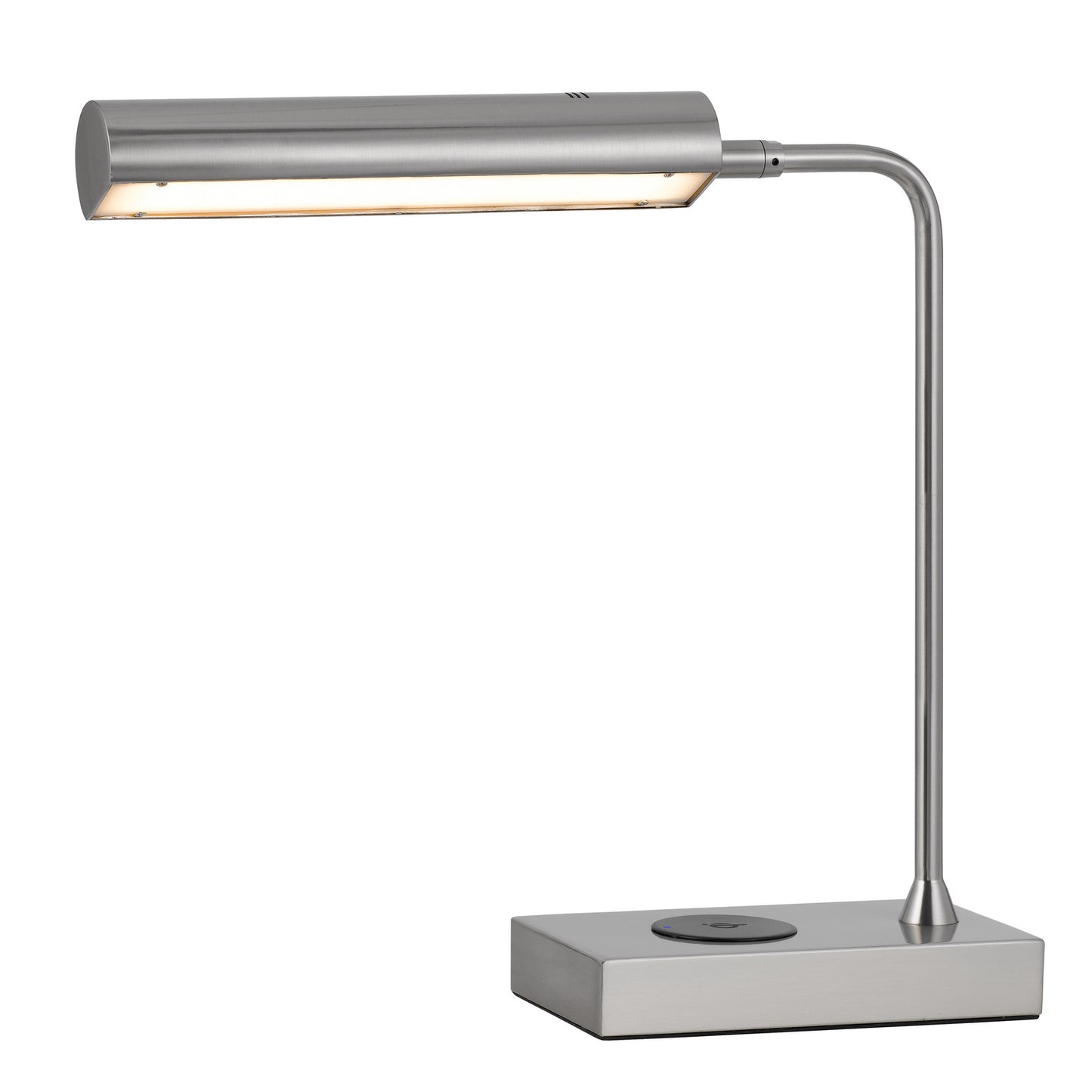 silver table lamp