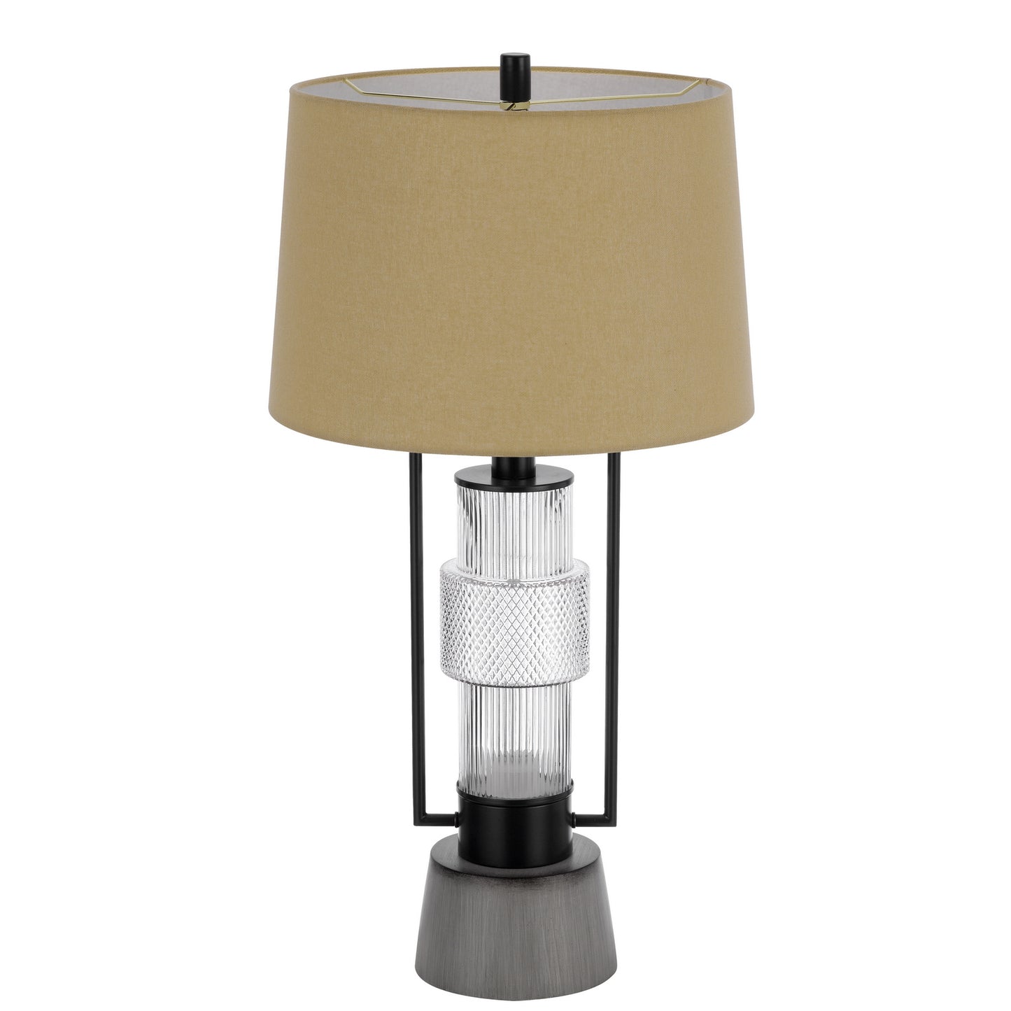 black table lamp