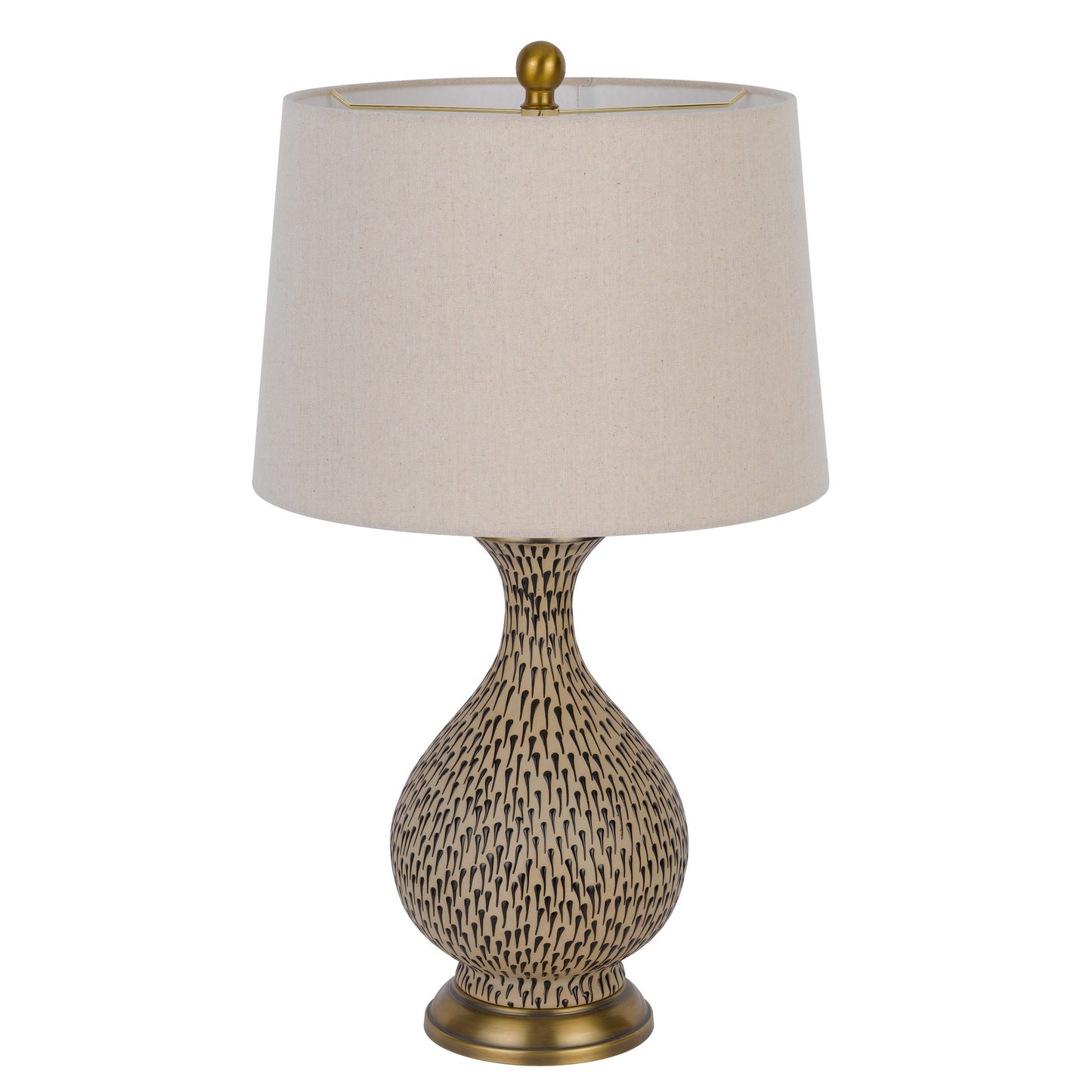 brass table lamp