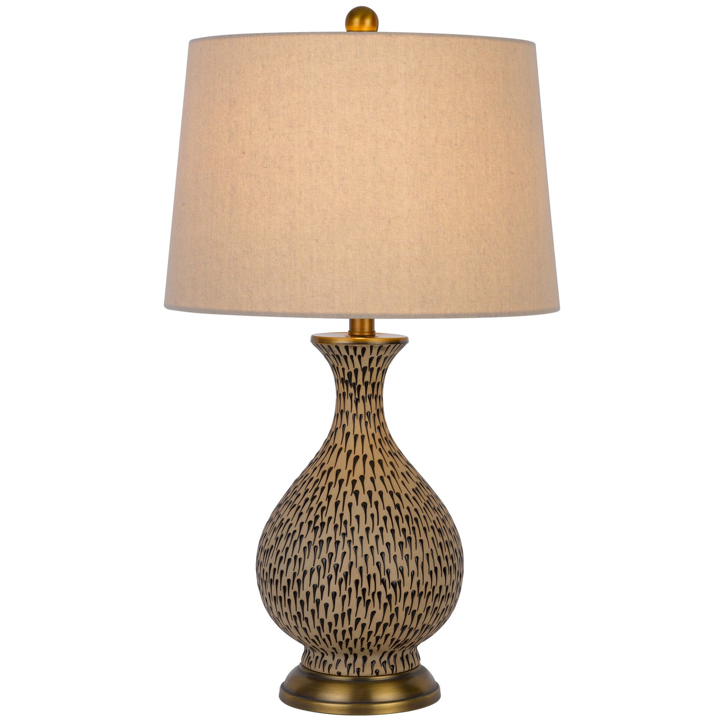 brass table lamp