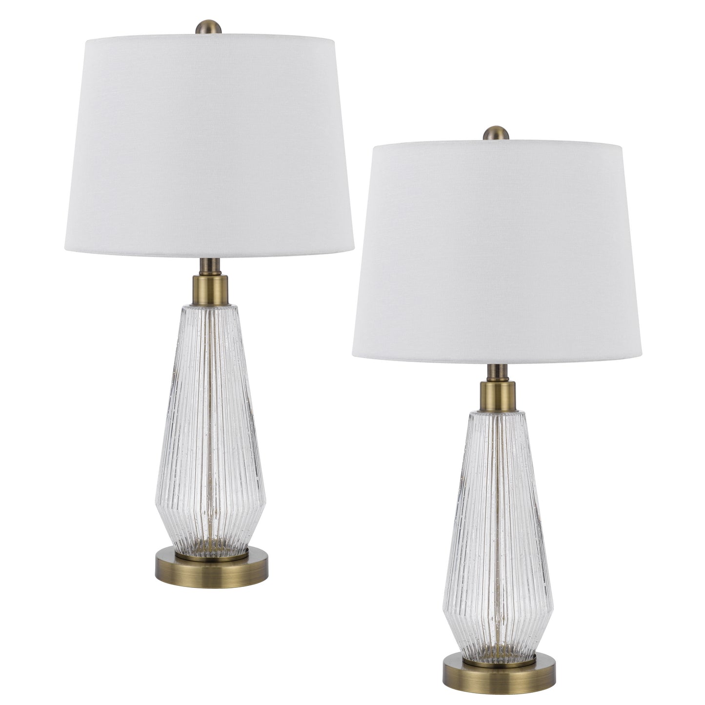 brass table lamp