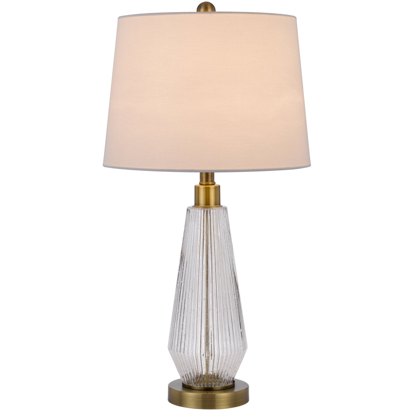 brass table lamp