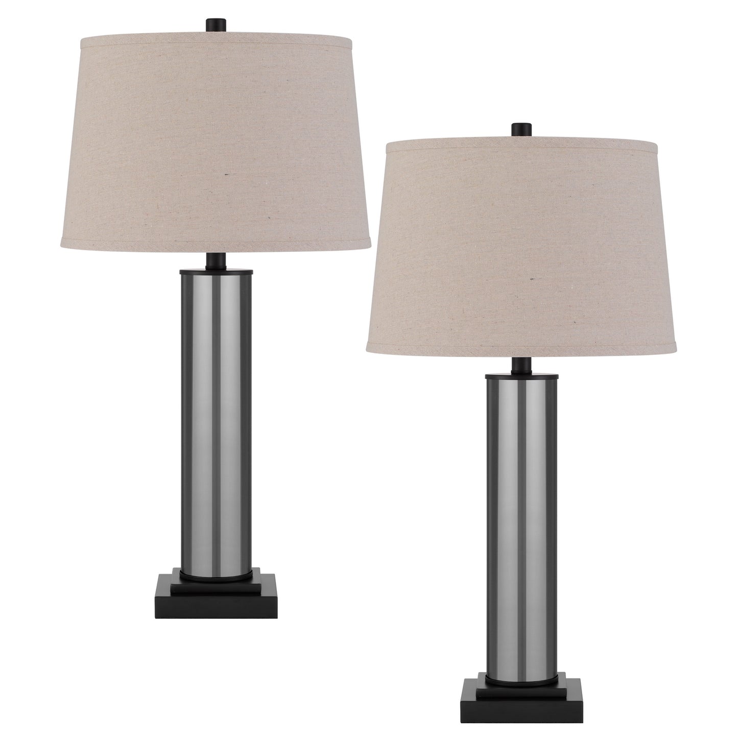black table lamp