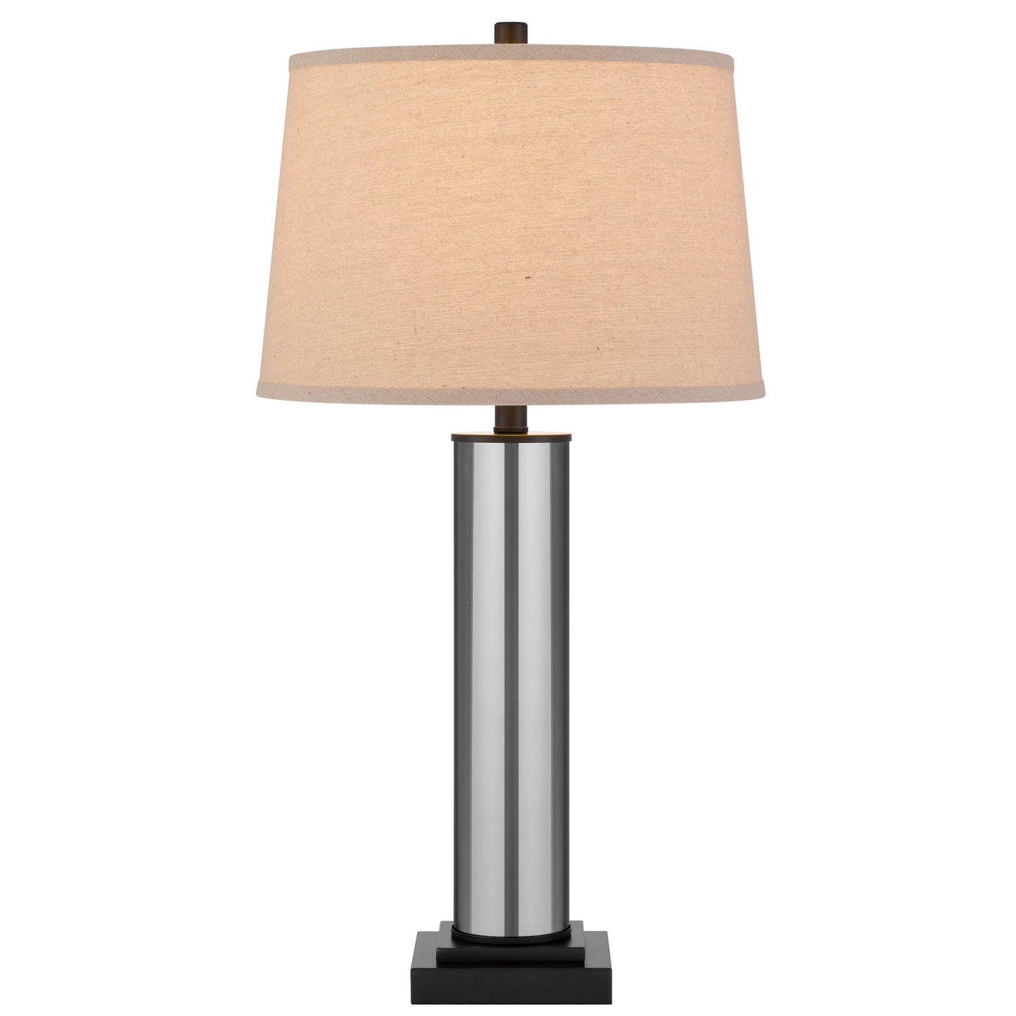 black table lamp