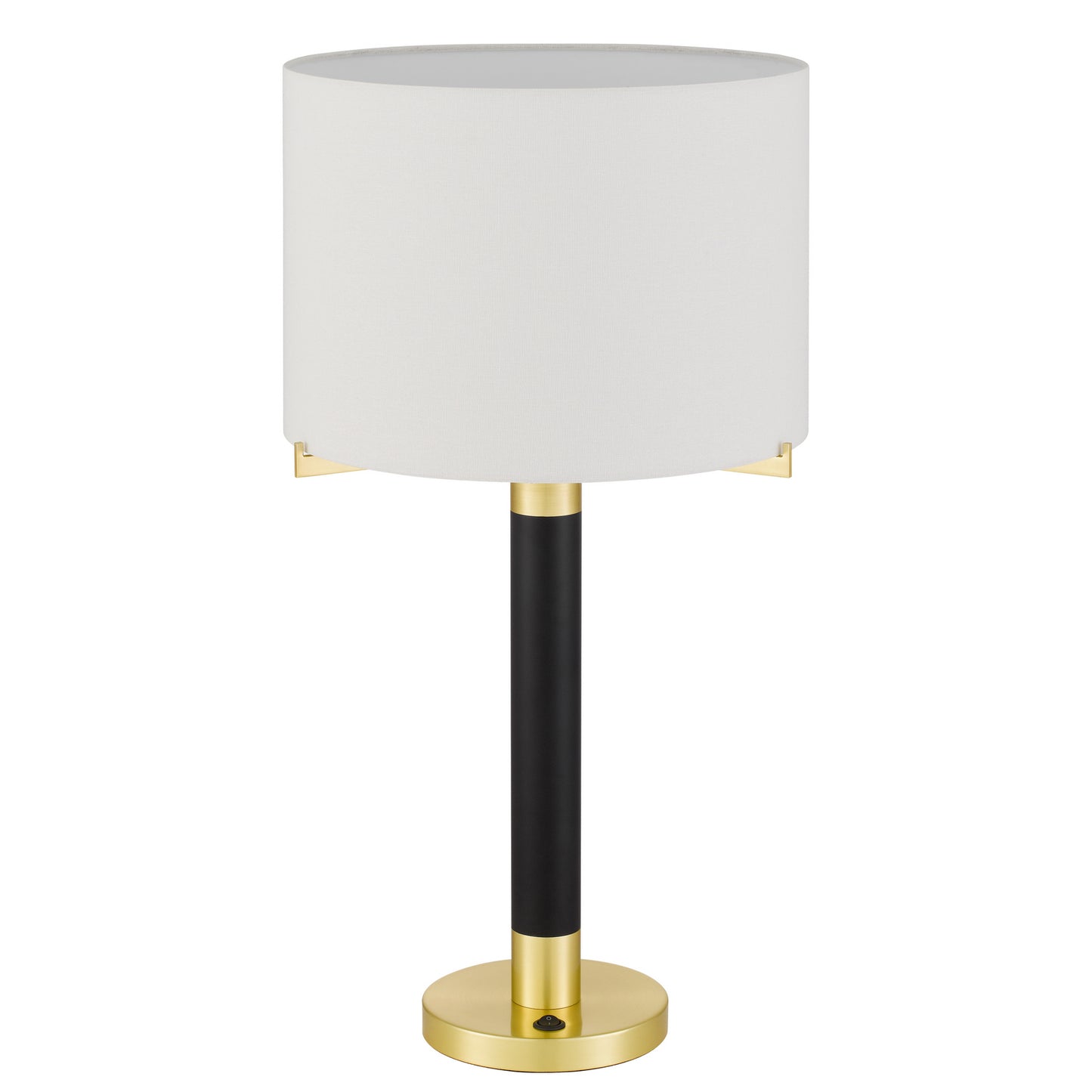 brass table lamp