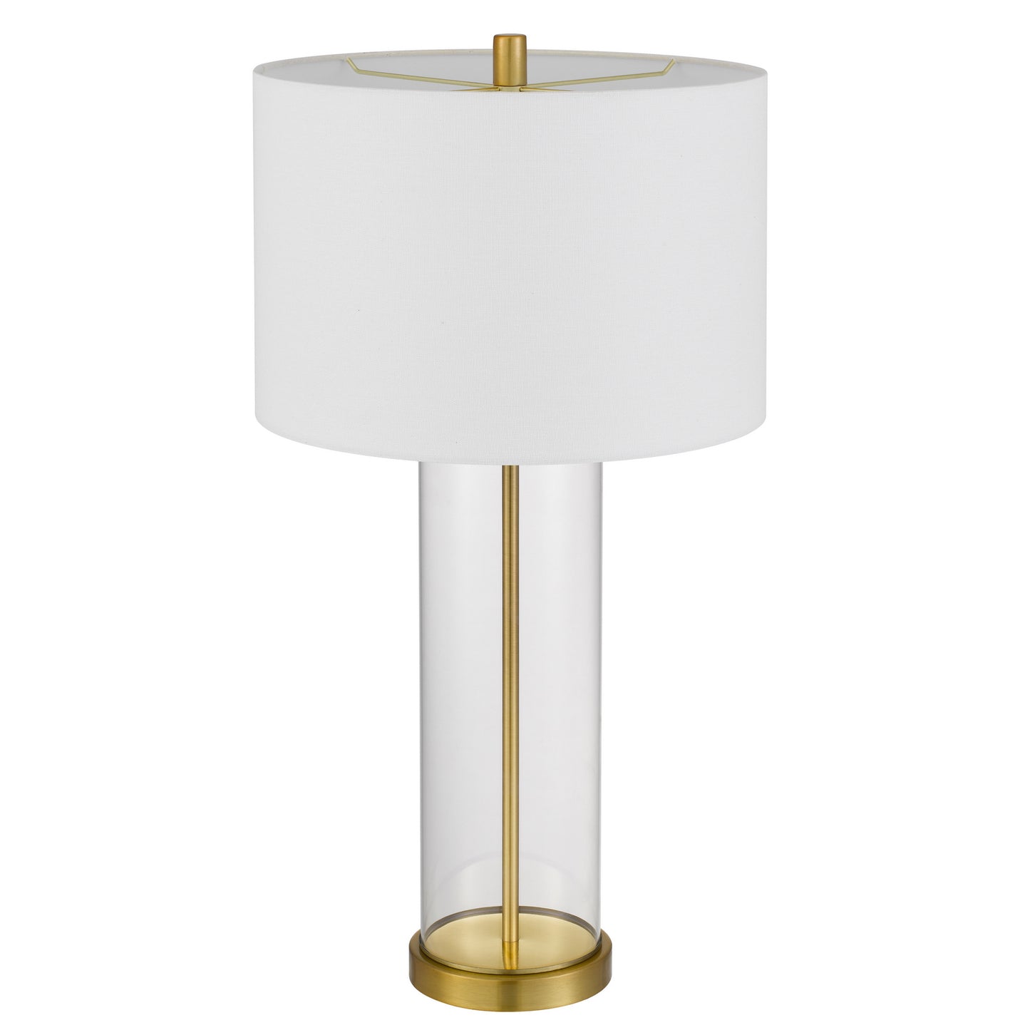 brass table lamp
