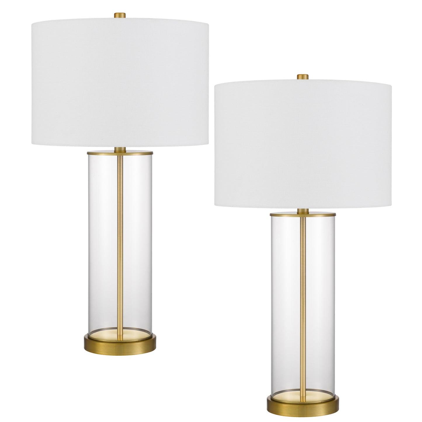 brass table lamp