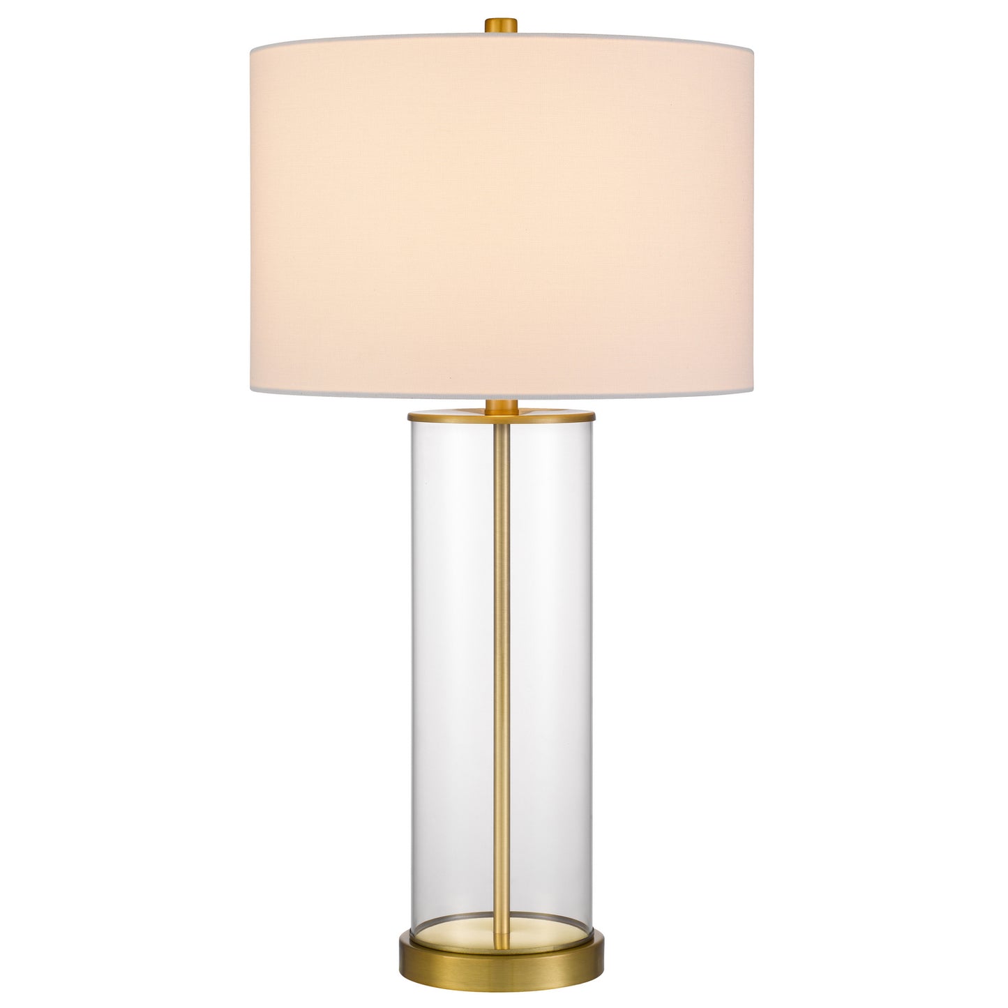 brass table lamp
