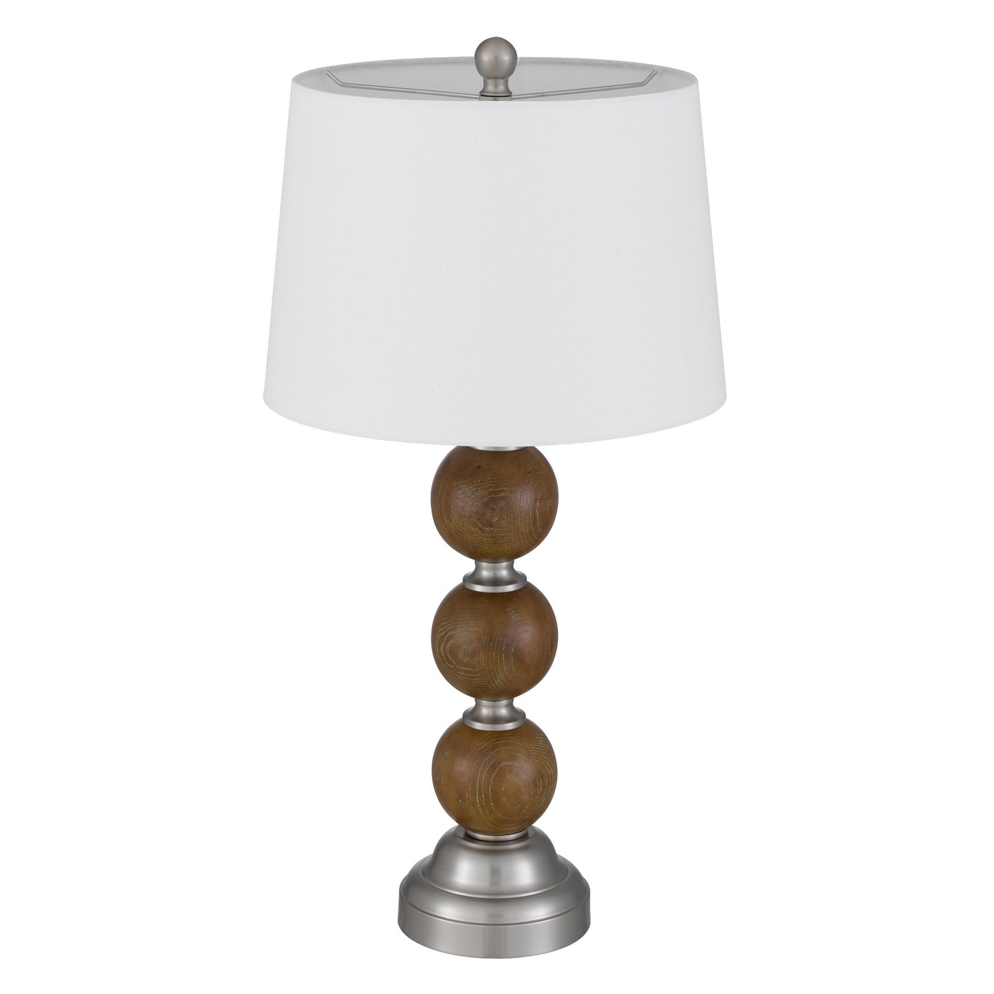 silver table lamp