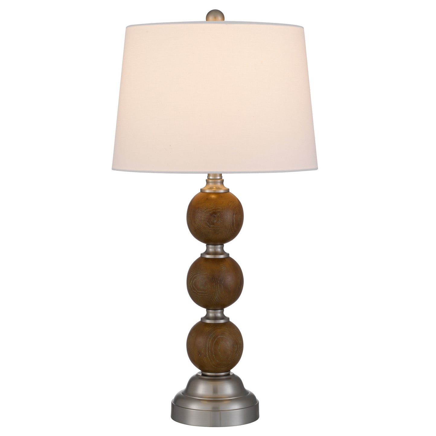 silver table lamp