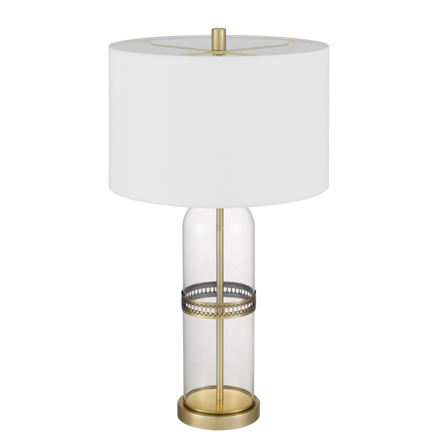 brass table lamp