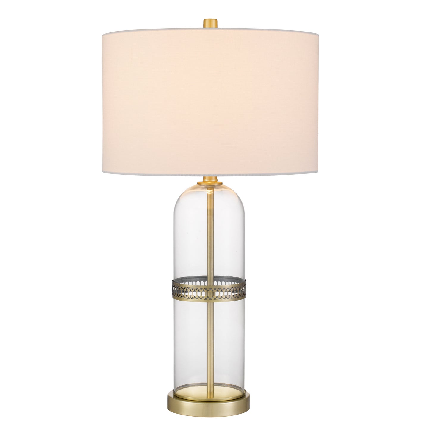 brass table lamp
