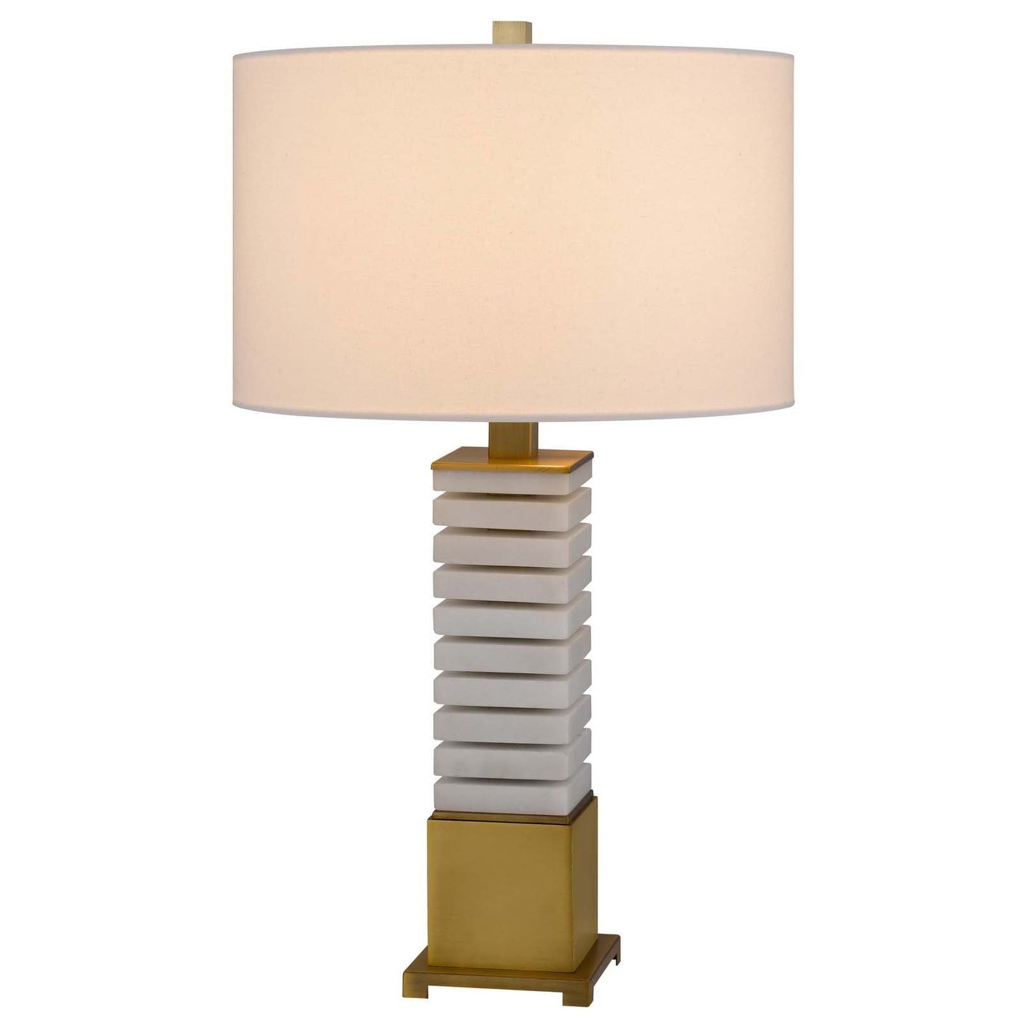 brass table lamp