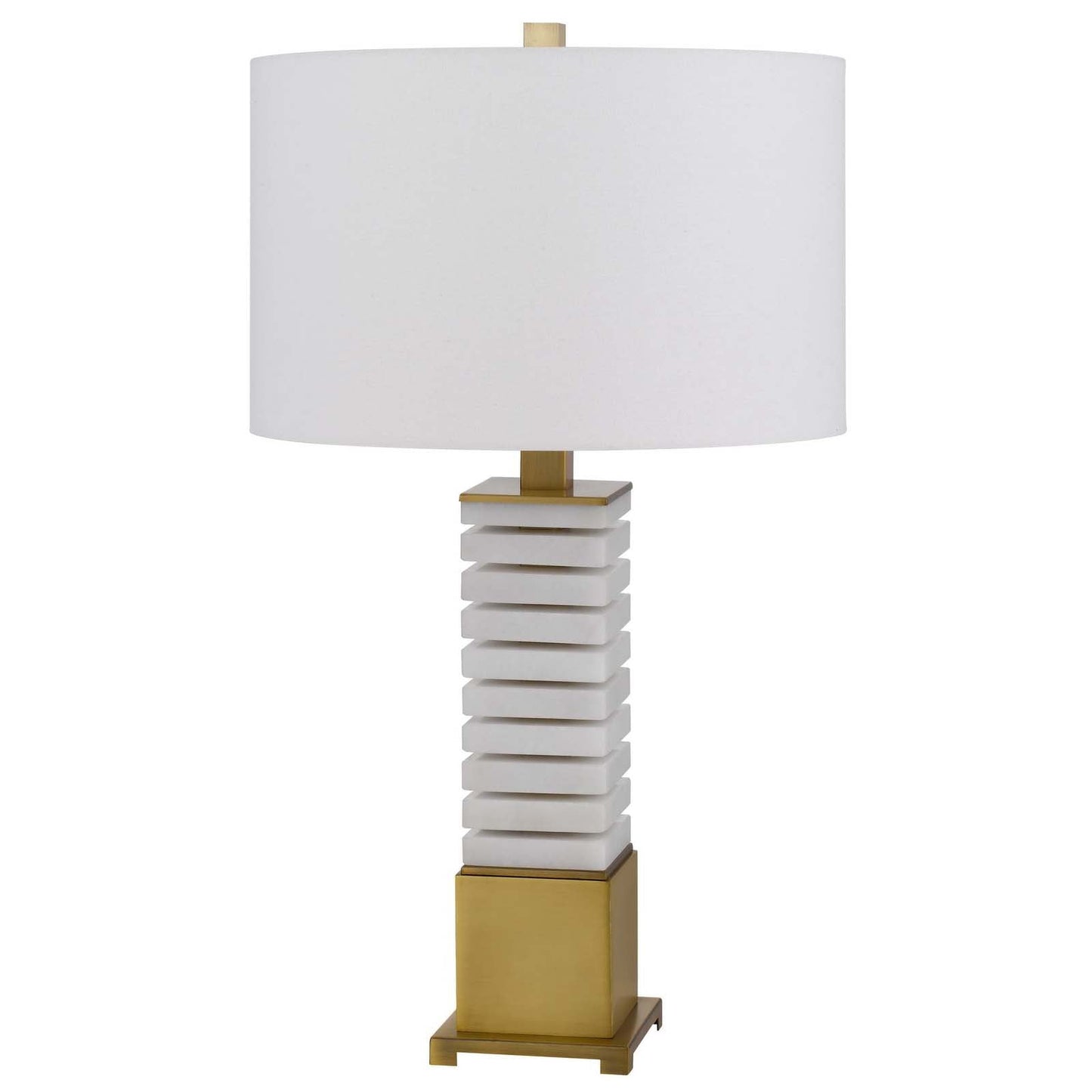 brass table lamp