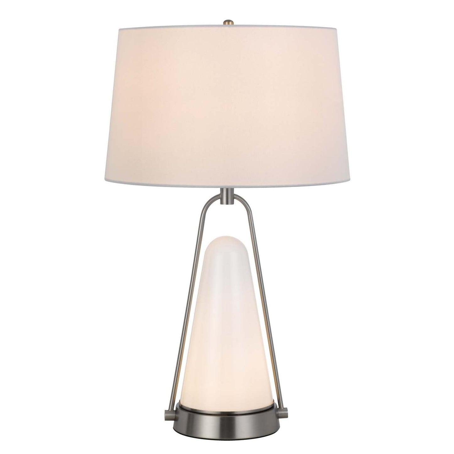 white table lamp
