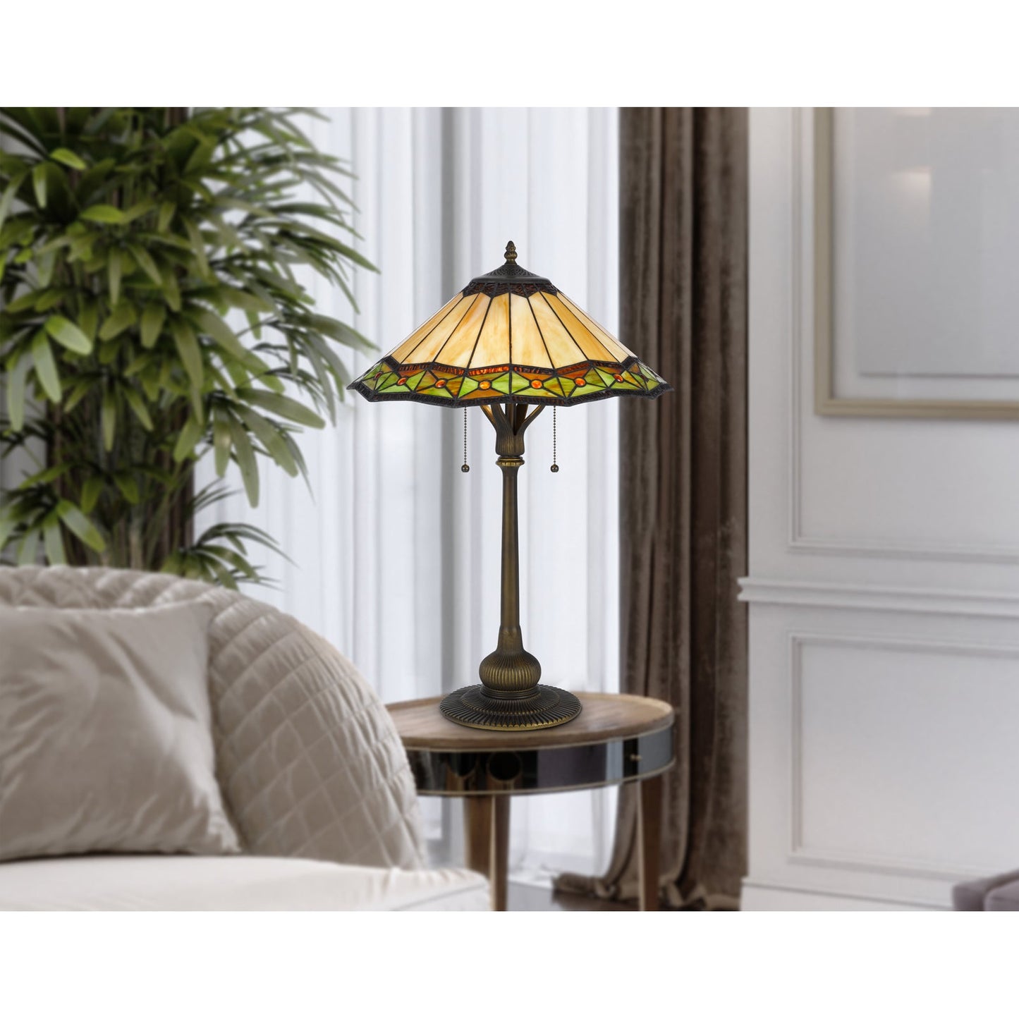 bronze table lamp