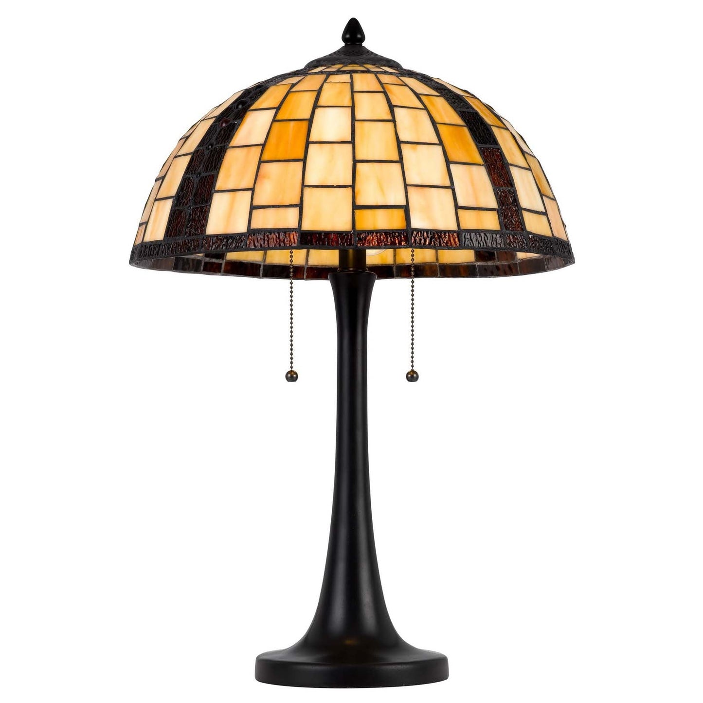 black table lamp