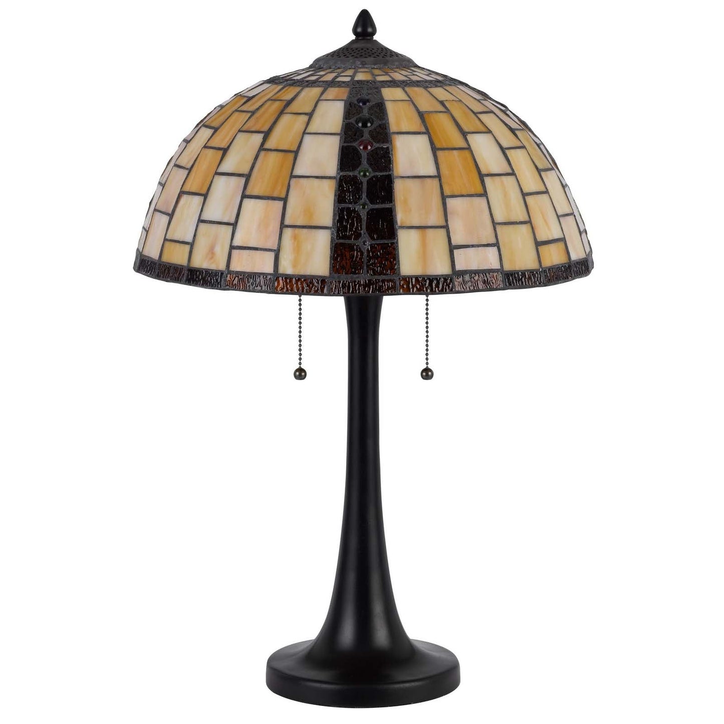 black table lamp
