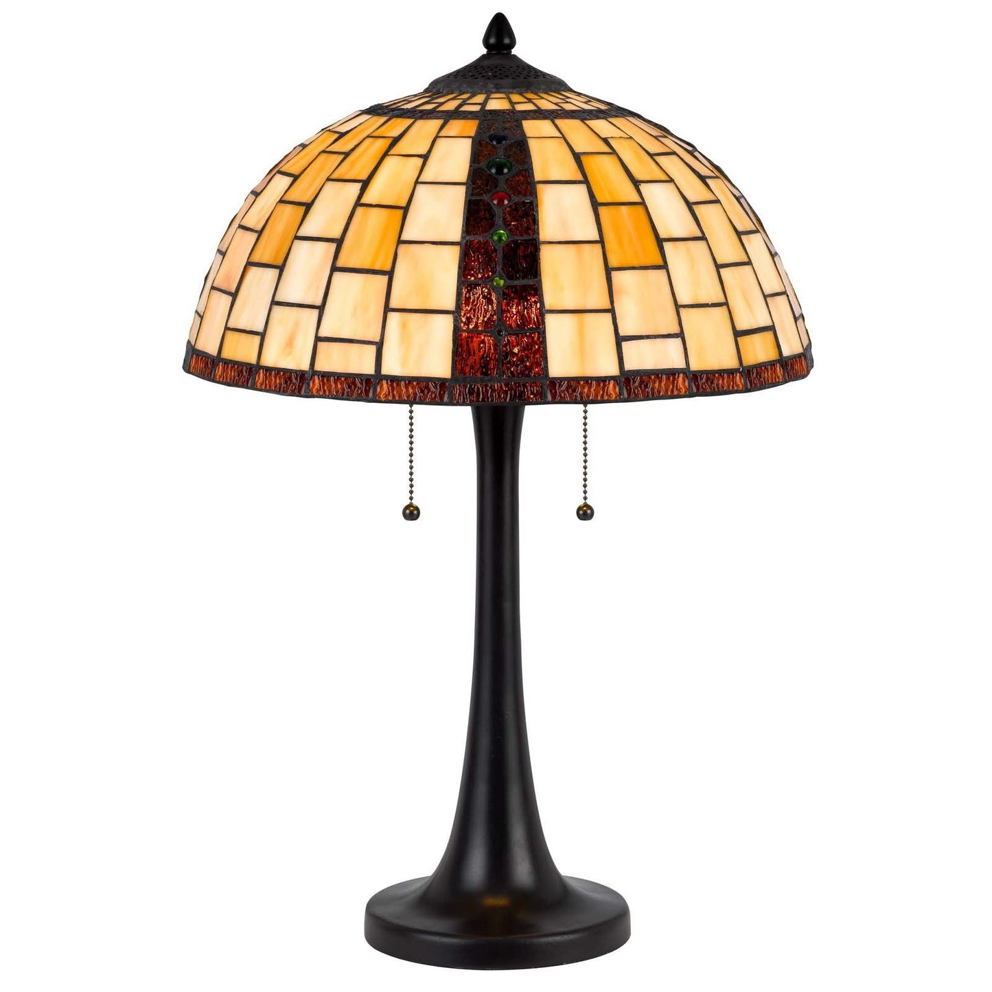 black table lamp