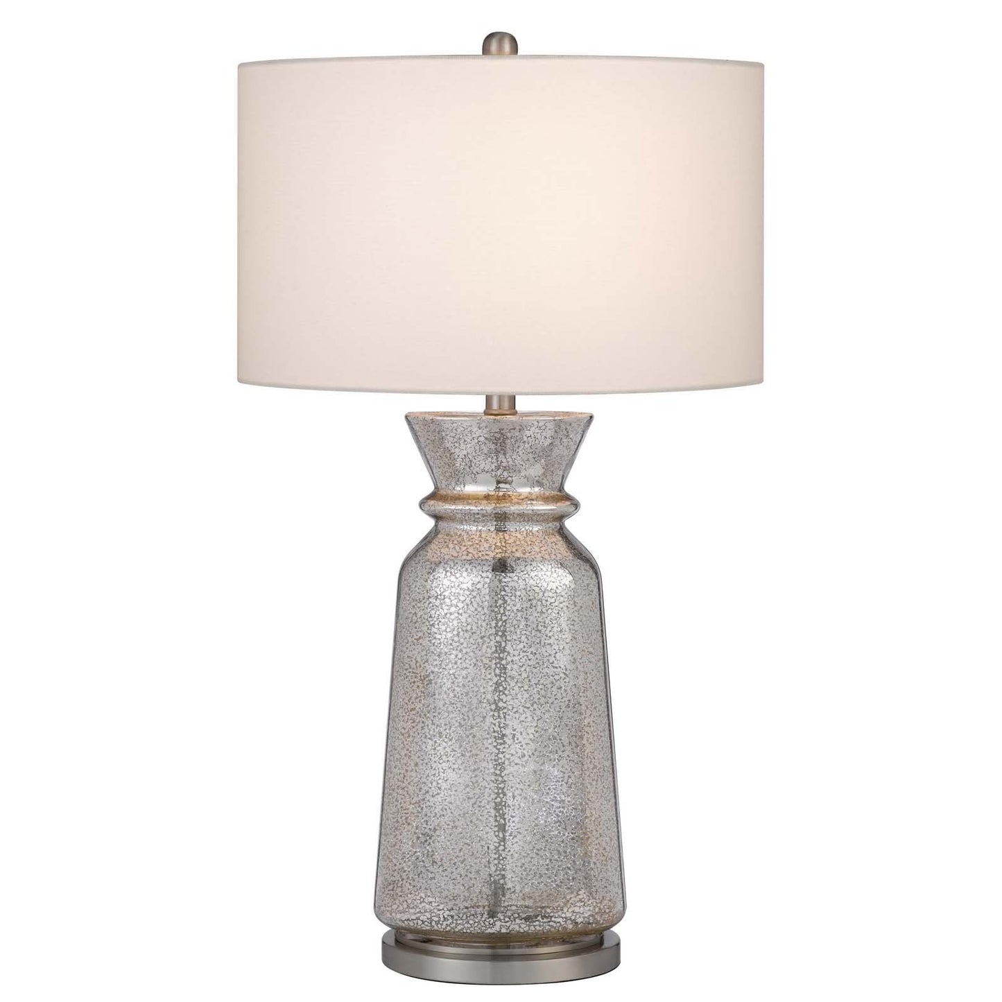 silver table lamp
