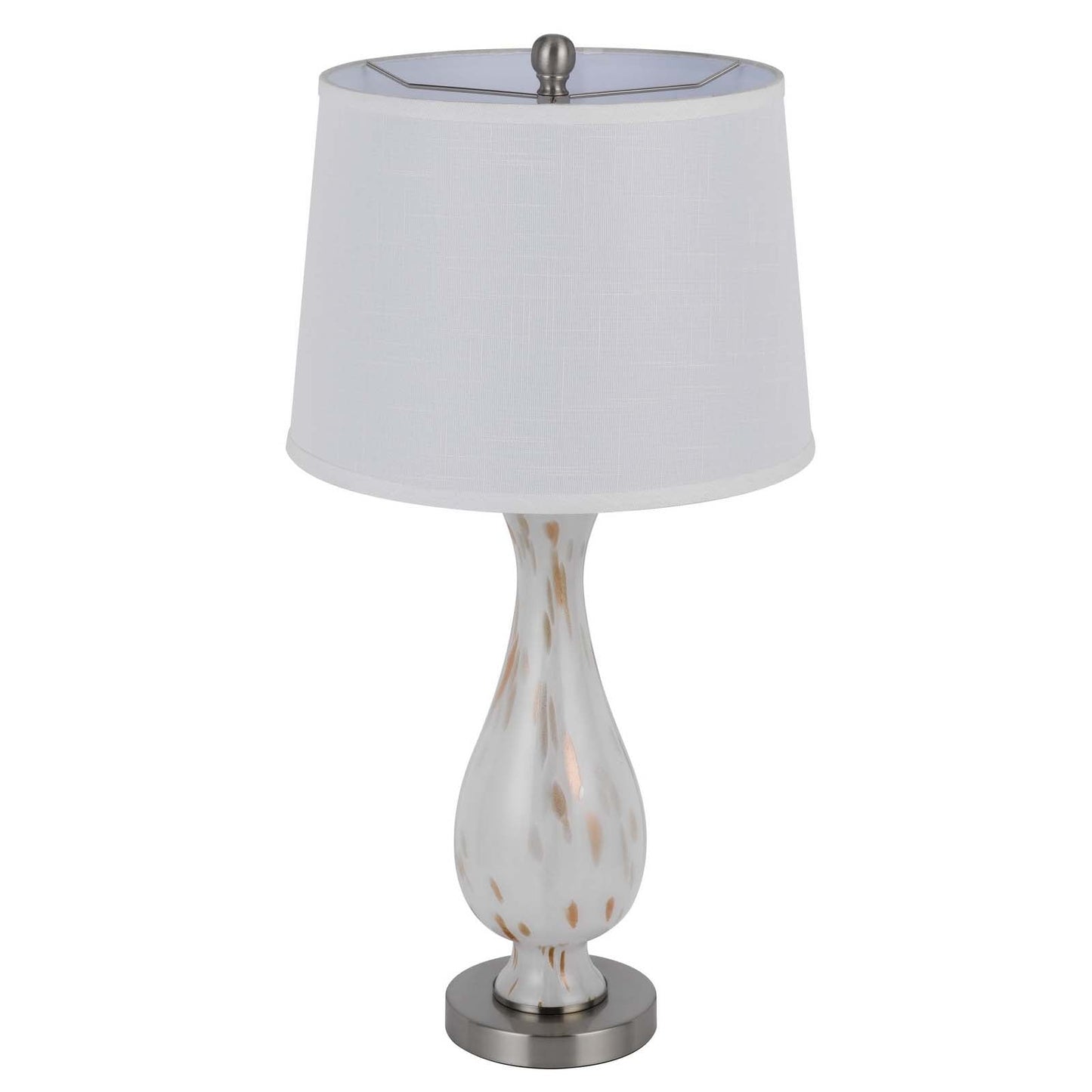 white table lamp